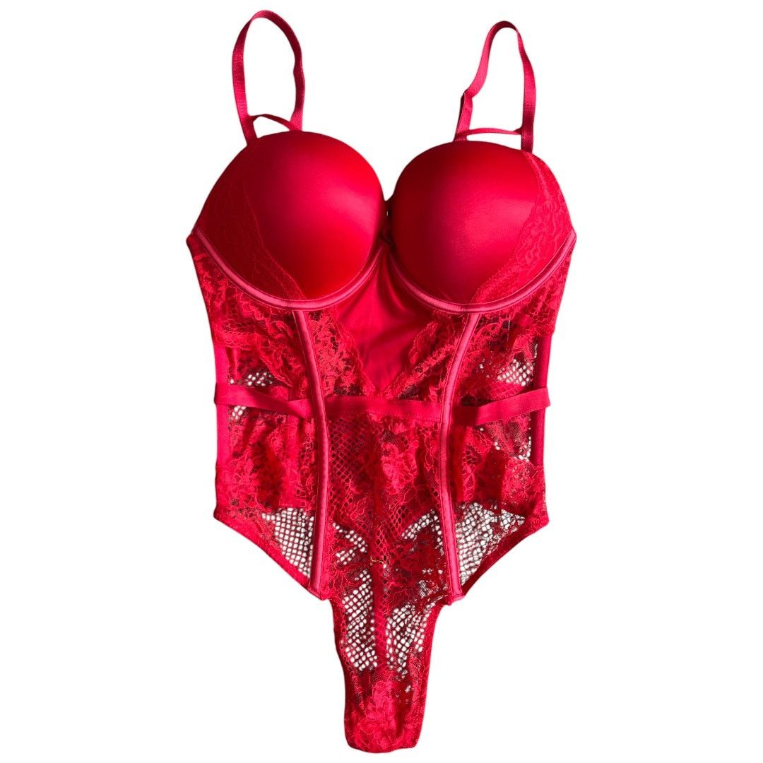 Victoria's Secret VICTORIA'S SECRET VERY SEXY Bombshell Fishnet Teddy, S Size S / US 4 / IT 40 - 1 Thumbnail