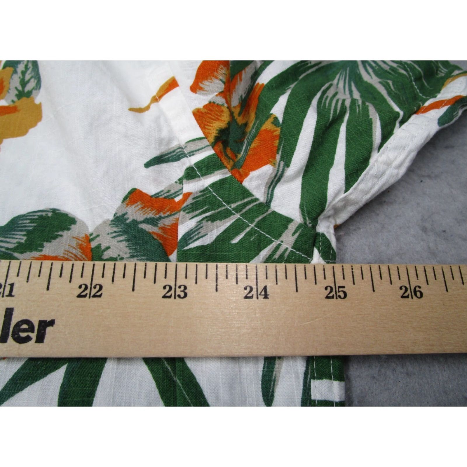 Quiksilver Quiksilver Waterman Shirt Mens 2XL White Floral Short Sleeve Button-Up Hawaiian Beach Bohemian Tropical Navy Mens Size US XXL / EU 58 / 5 - 6 Thumbnail