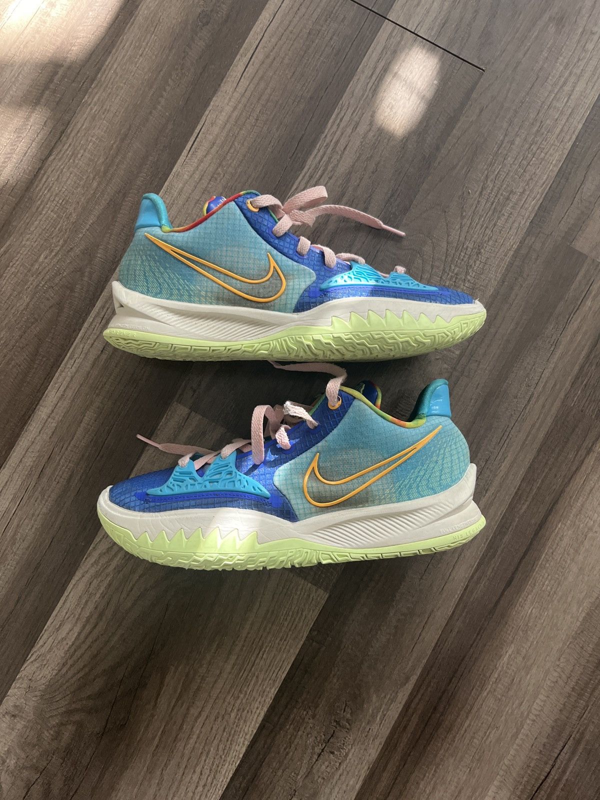 image of Nike Kyrie 4 Low “ Keep Sue Fresh” Shoes in Blue, Men's (Size 8.5)