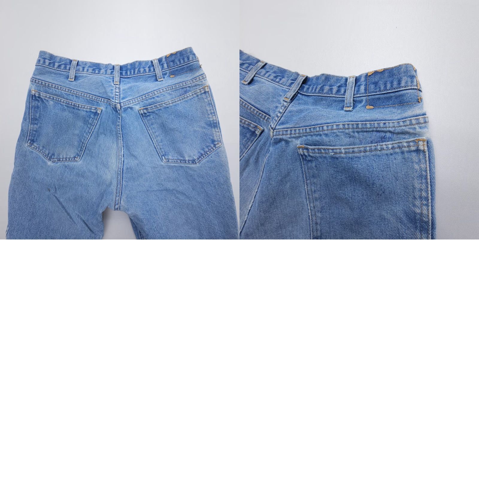 JCPenney VTG 80s JCPenney Plain Pockets Bootcut Jeans Mens 32 x 28 Blue 5-Pocket Design Denim Cotton Regular USA 90s 80s Mens Size US 32 / EU 48 - 8 Thumbnail
