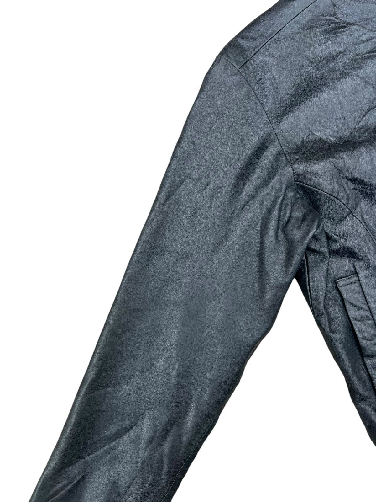 Hai Sporting Gear × Issey Miyake Vintage Hai Sporting Patina Sheepskin Leather Jacket Crop Size US M / EU 48-50 / 2 - 8 Thumbnail