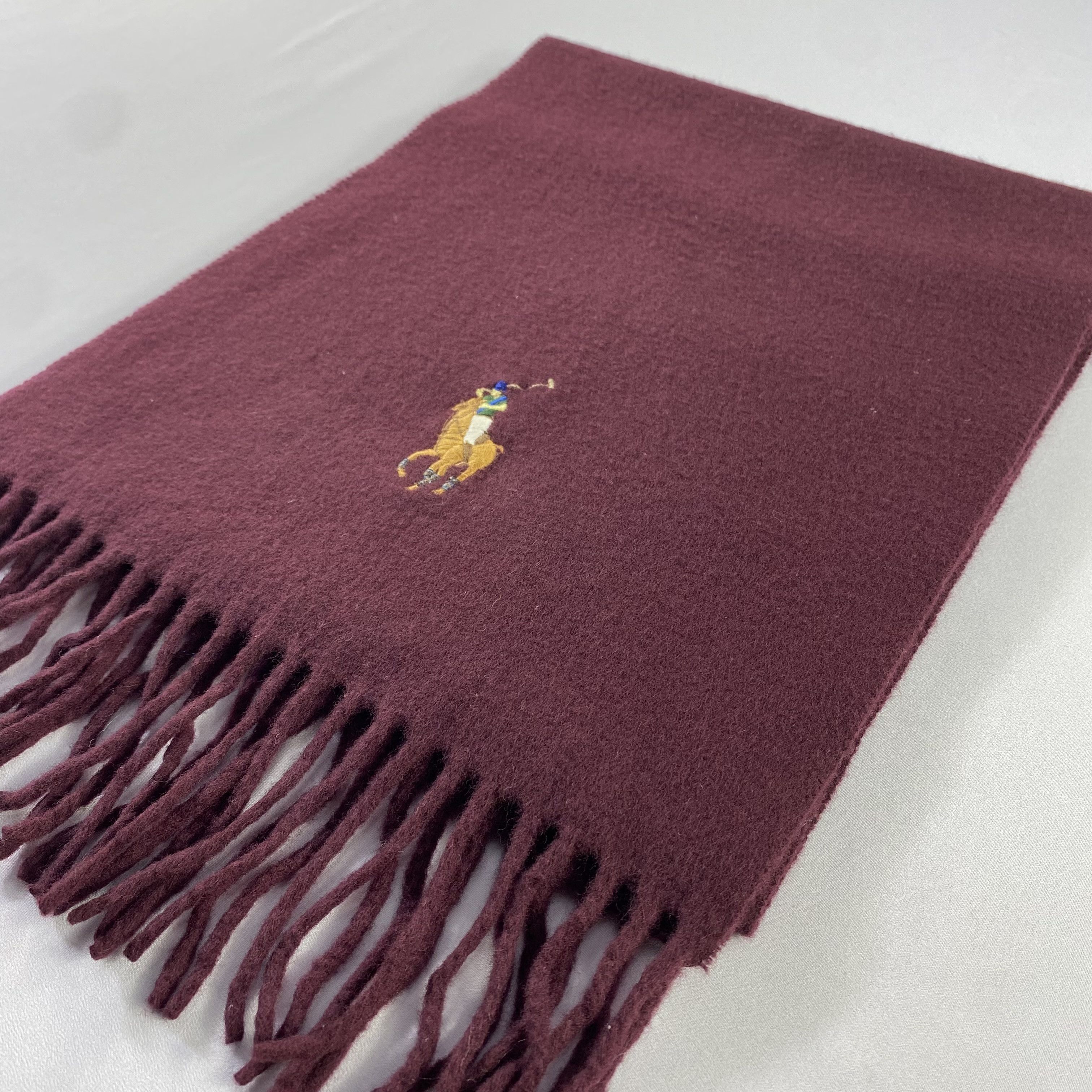 Polo Ralph Lauren Polo Ralph Lauren Scarf Plain Neck Wrap Wool Muffler Size ONE SIZE - 3 Thumbnail