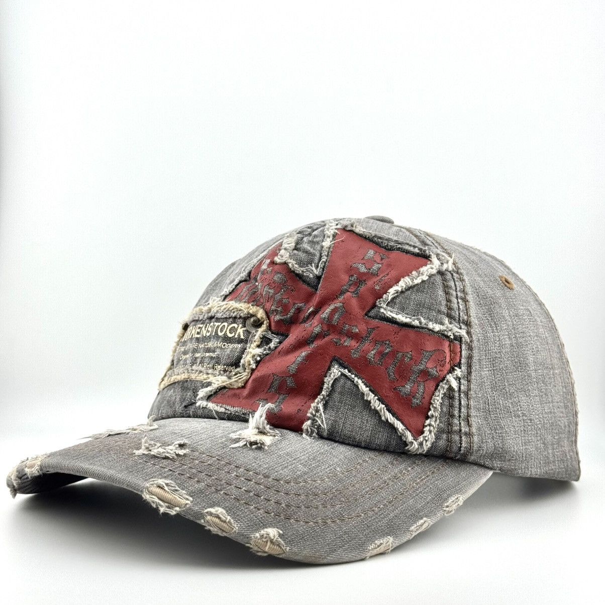 Birkenstock Vintage Birkenstock Distressed Y2K Cap - Retro Graphic Hat Size ONE SIZE - 3 Thumbnail