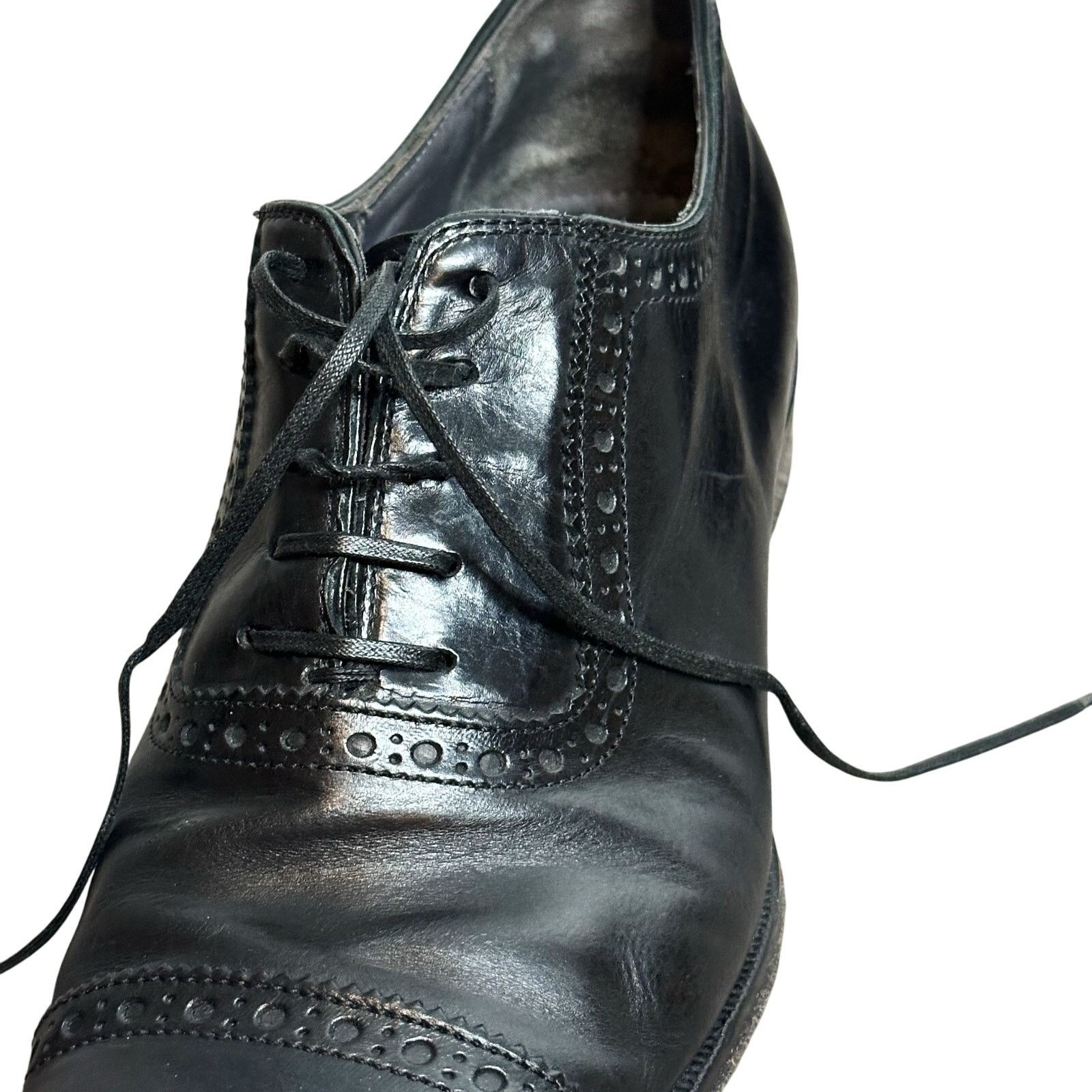 To Boot New York To Boot New York Brogued Cap Toe Oxford Leather Black Shoes Size US 8 / EU 41 - 10 Thumbnail