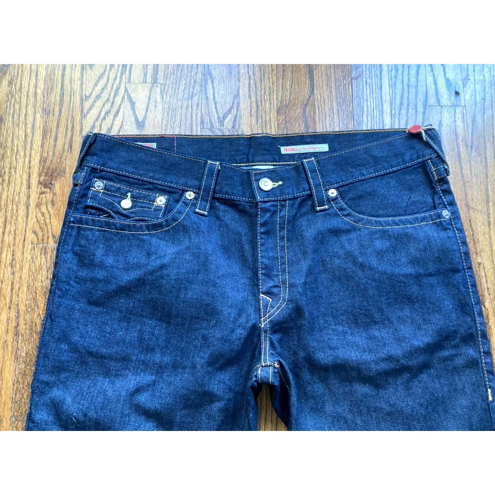 True Religion True Religion Shorts Jeans 5-Pocket Denim Relaxed Men's 38 Blue NWT Flap Pocket Size US 38 / EU 54 - 4 Thumbnail