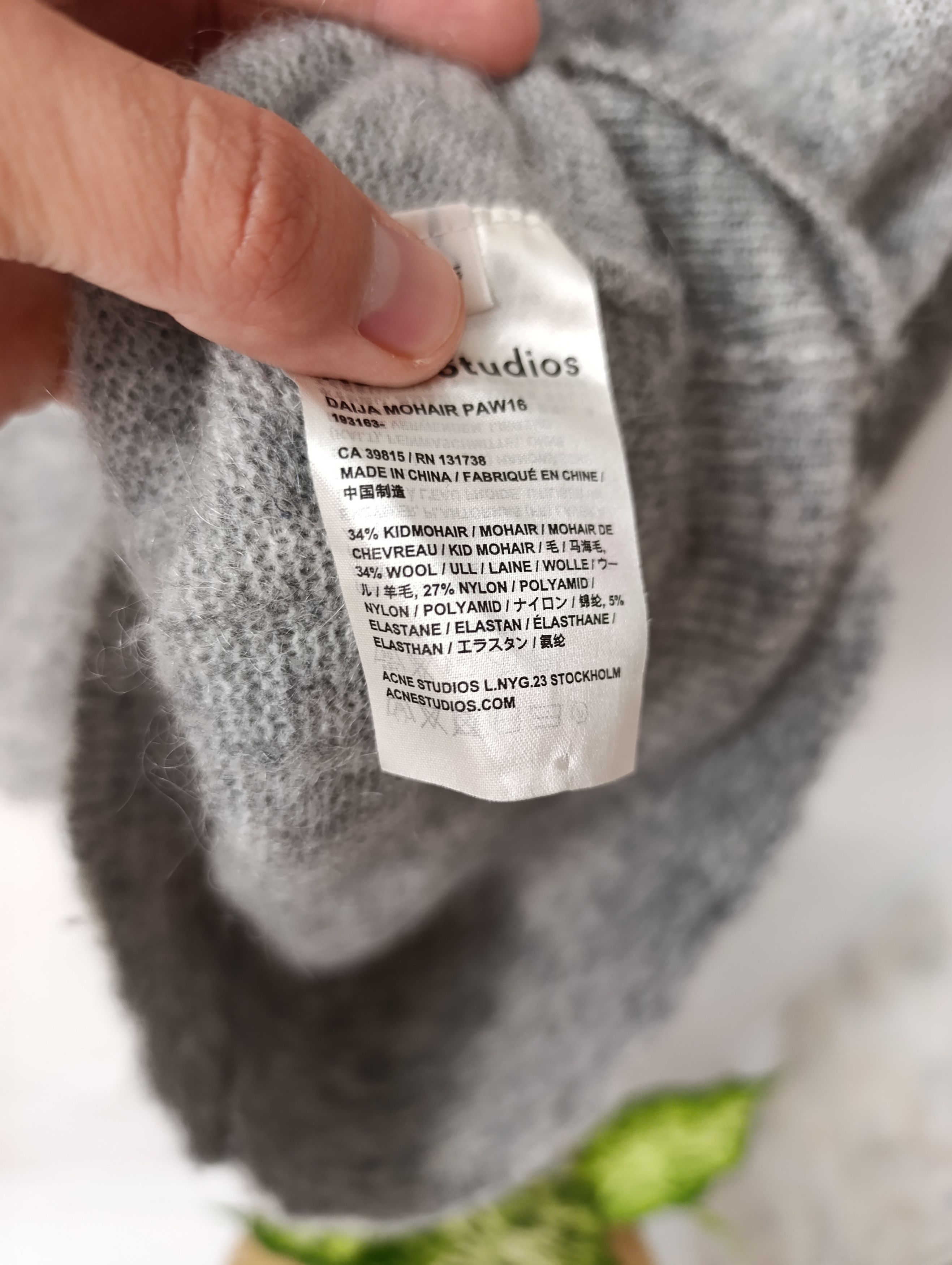 Acne Studios ACNE STUDIOS DAIJA MOHAIR/WOOL PAW ASYMMETRIC DRESS Size S / US 4 / IT 40 - 5 Thumbnail