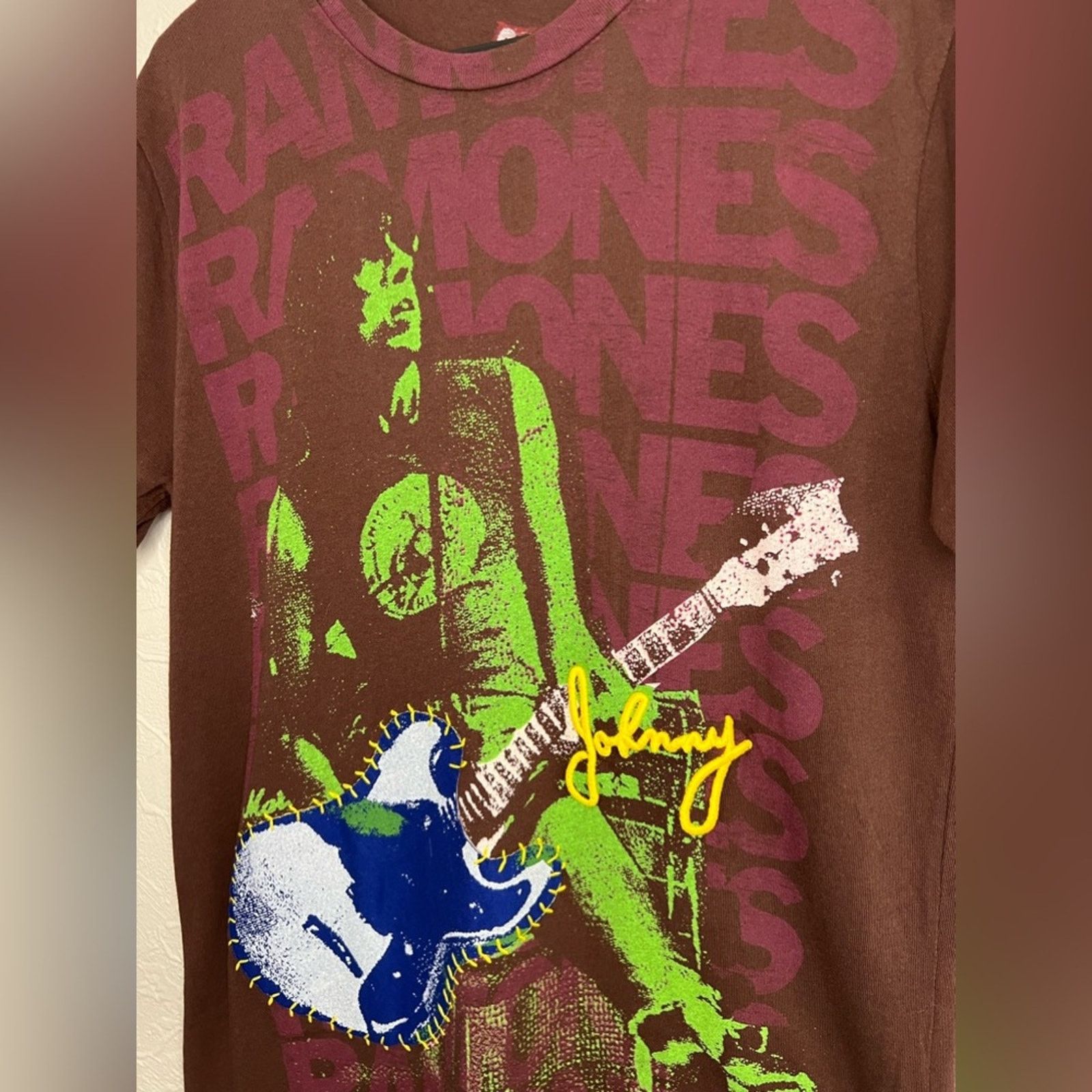Other THE RAMONES Punk Band Tee AOP All Over Print Embroidered USA Size US L / EU 52-54 / 3 - 3 Thumbnail