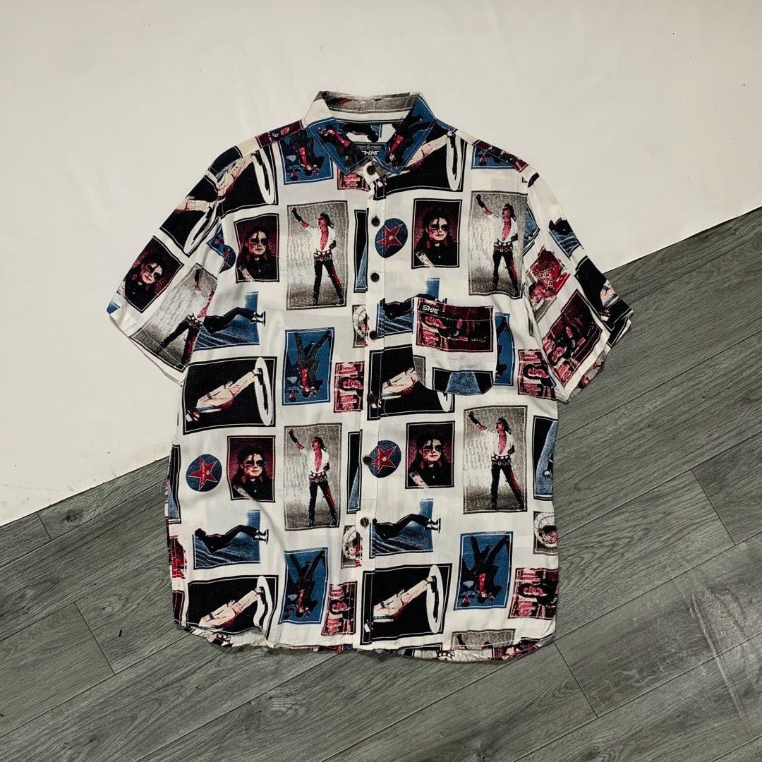 Other Hawaian Shirt art Michel Jackson Size US L / EU 52-54 / 3 - 1 Thumbnail