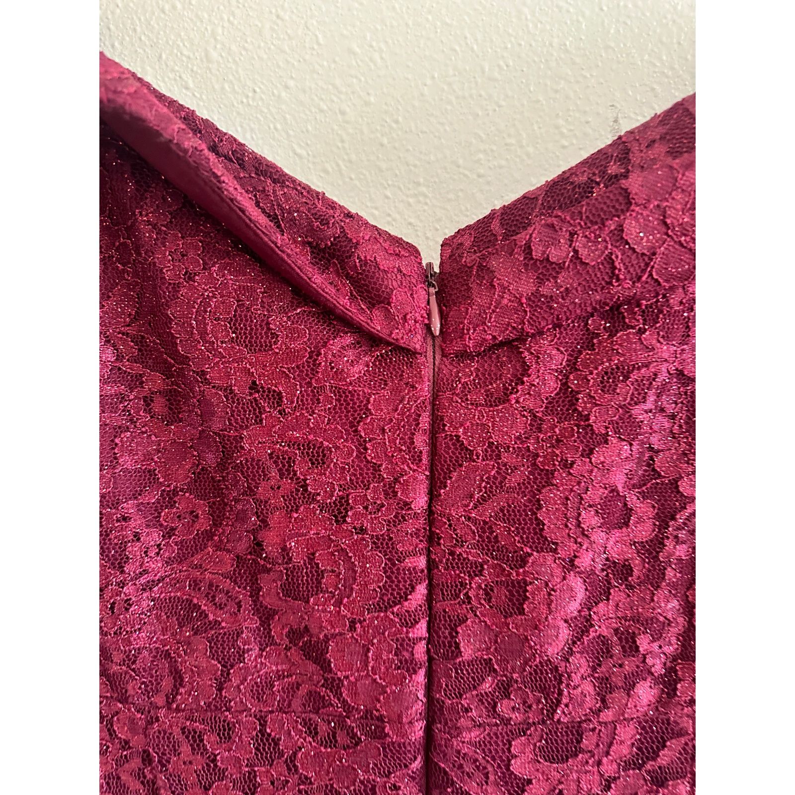 Other Burgundy Sparkle & Lace Gown size 14 Size XL / US 12-14 / IT 48-50 - 11 Thumbnail