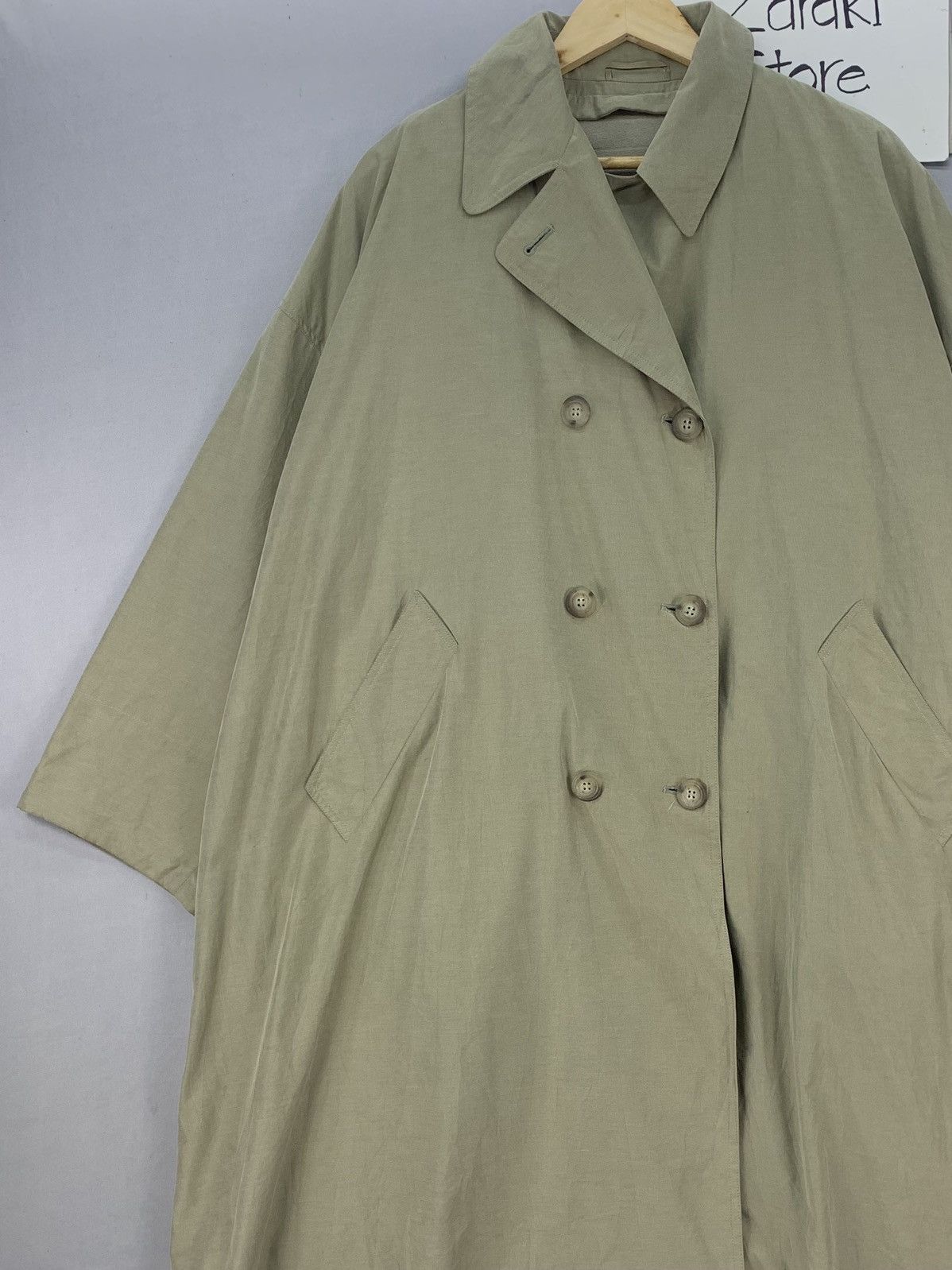 Max Mara Vintage Max Mara Italy Double Breasted Trench Coat Jacket Size XL / US 12-14 / IT 48-50 - 5 Thumbnail