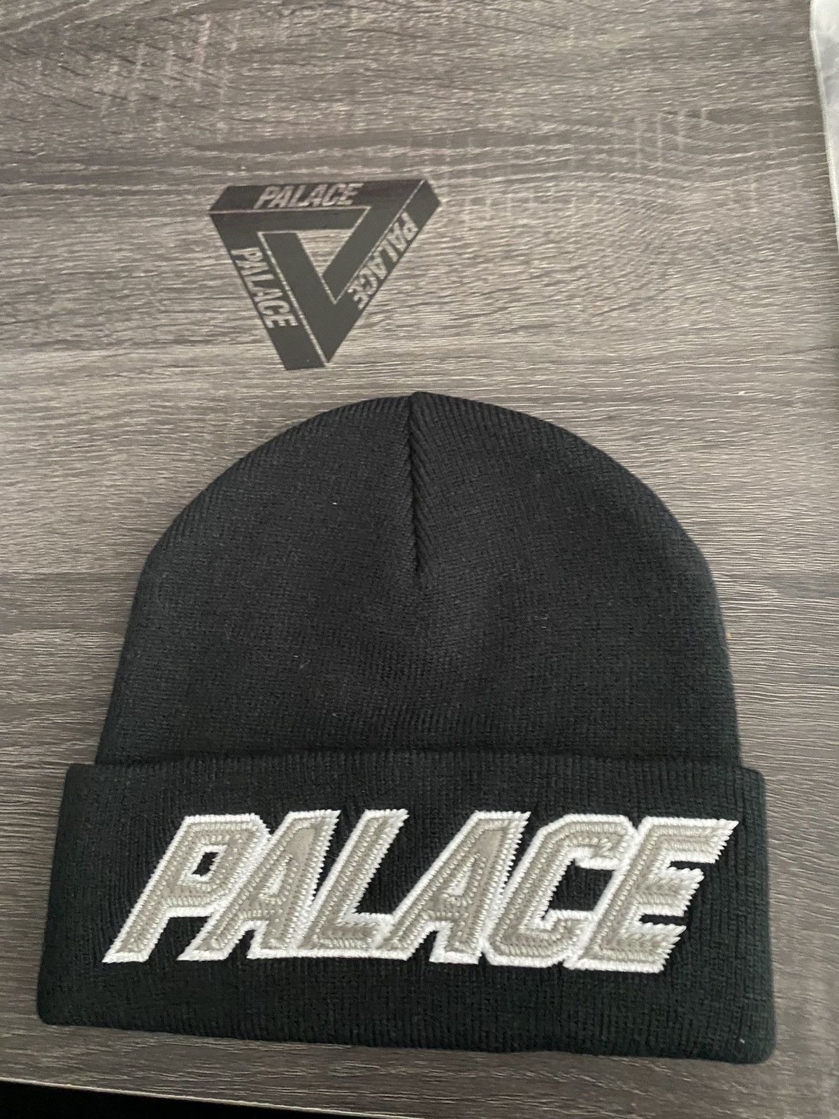 Palace × Supreme Palace Athlique Team Beanie Black Spring Collection Size ONE SIZE - 9 Thumbnail