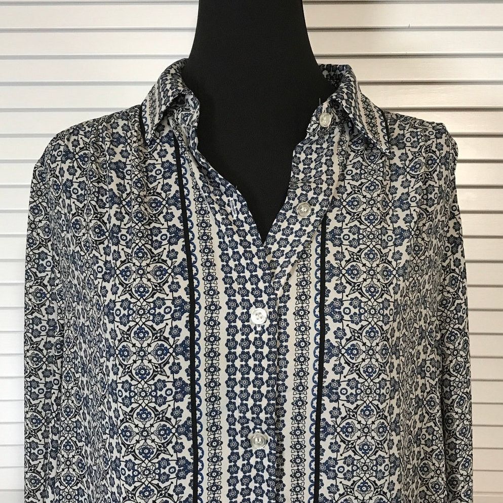 Other Max Studio Boho Scarf Print Geometric Career Tunic L Size L / US 10 / IT 46 - 4 Thumbnail