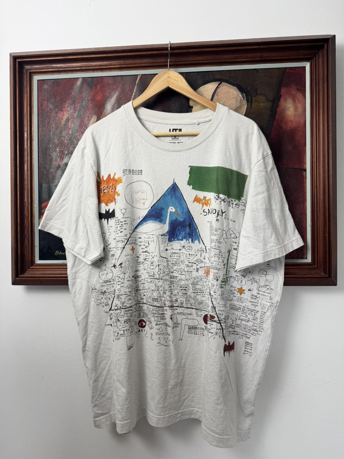 Uniqlo Jean Michael Basquiat x Uniqlo art tee rare fullprint Size US XL / EU 56 / 4 - 1 Thumbnail