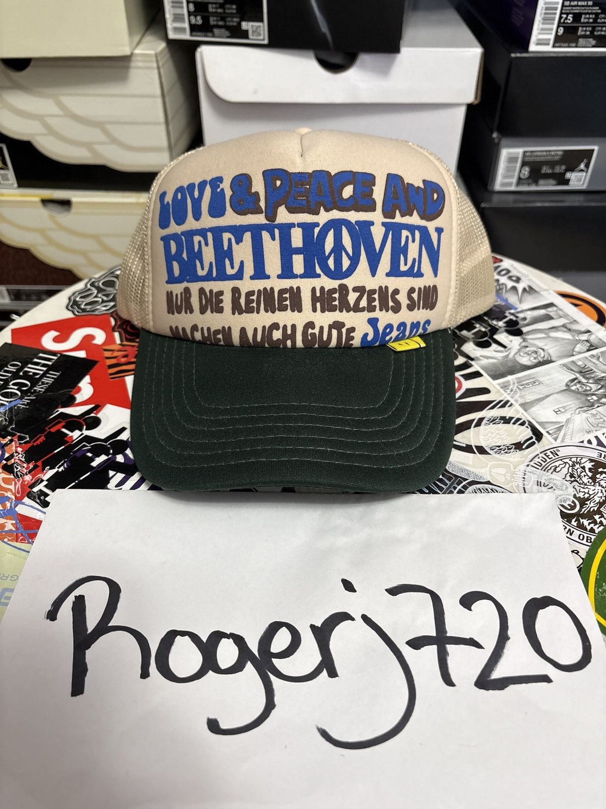 Kapital Kapital Beethoven Trucker Hat Size ONE SIZE - 1 Thumbnail