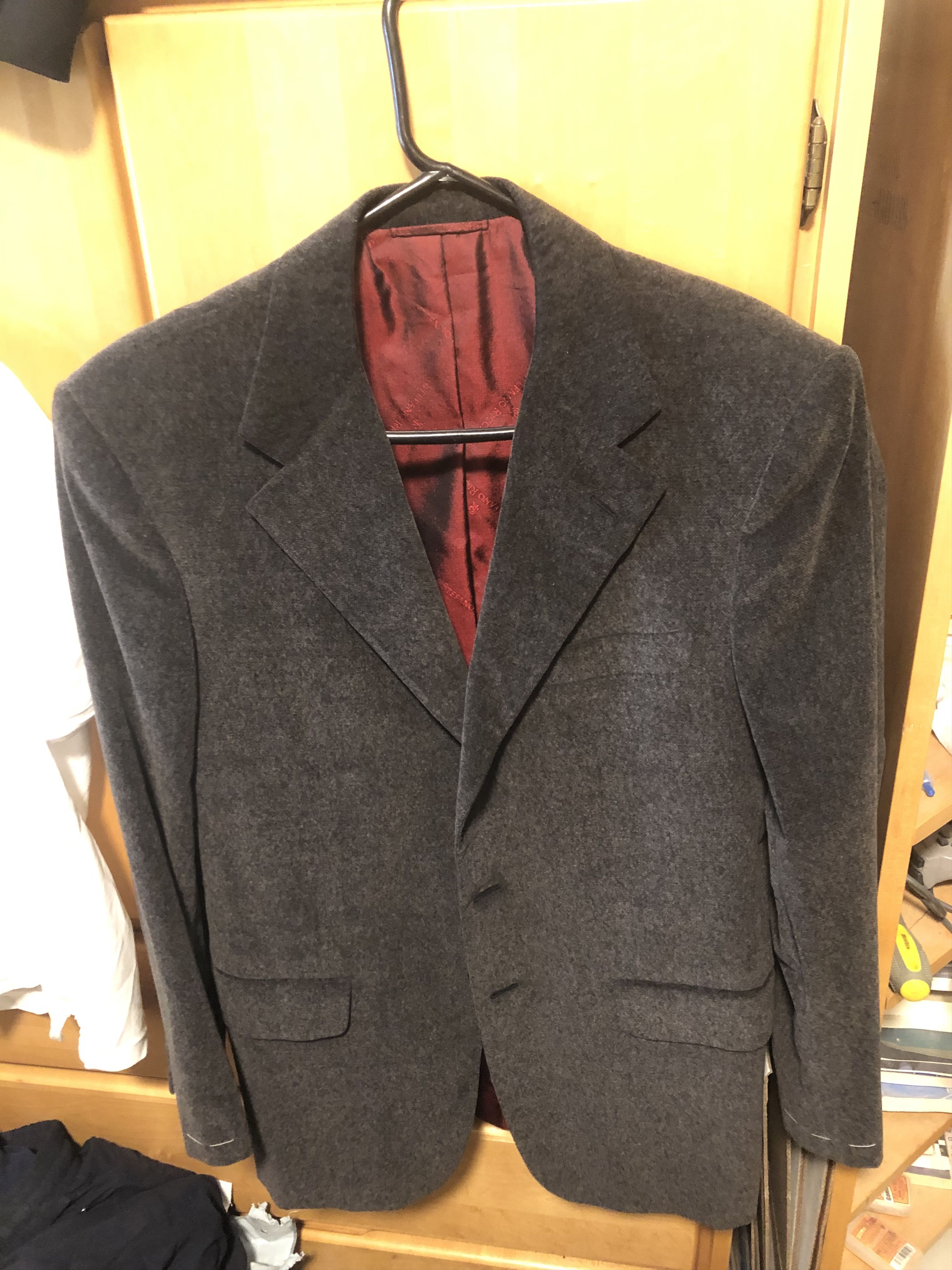 Stefano Ricci Stefano Ricci Charcoal Gray Sportcoat Size 40R - 1 Thumbnail