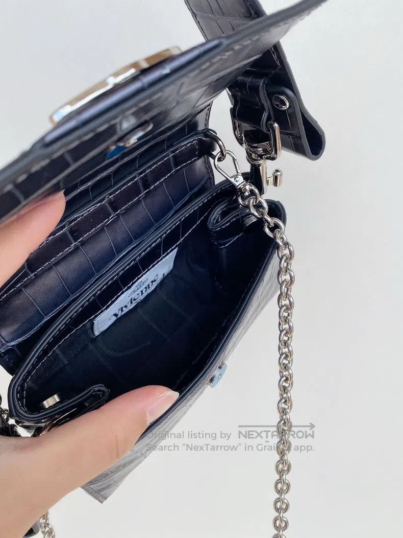 Vivienne Westwood Vivienne Westwood size os Metallic Small Baguette Bag, can Size ONE SIZE - 7 Thumbnail