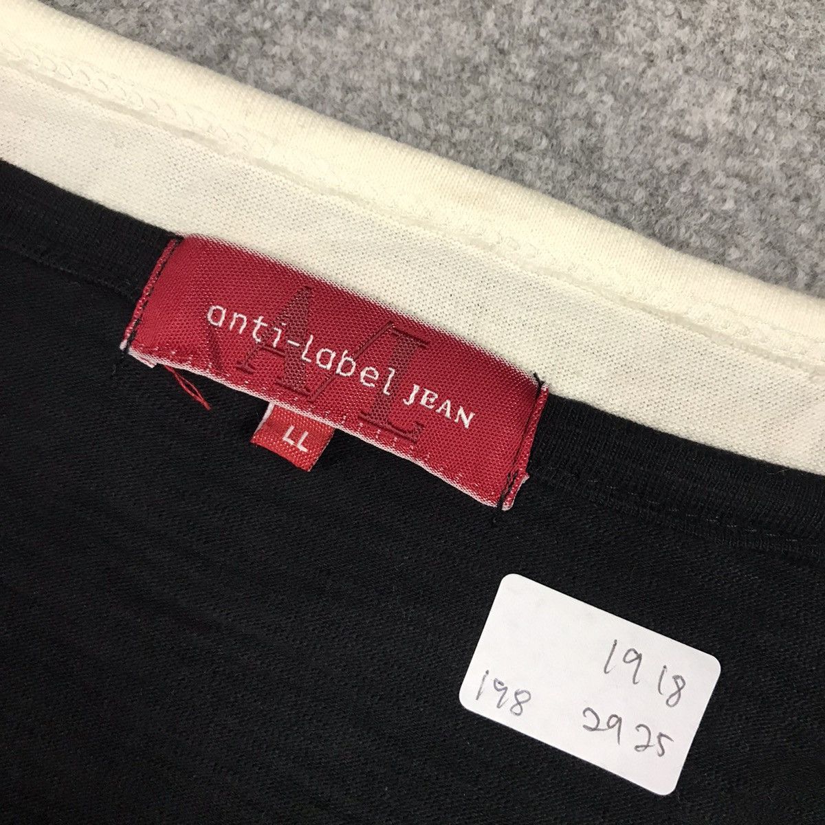 Japanese Brand Anti Label Double Layer Long sleeve Tshirt punk style Size US L / EU 52-54 / 3 - 6 Thumbnail