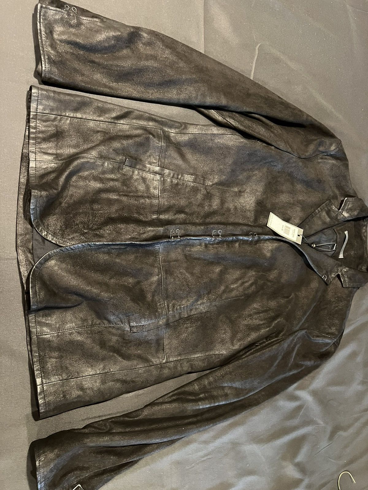 John Varvatos John varvatos suede hook and bar leather jacket. 50/40. Size US M / EU 48-50 / 2 - 2 Thumbnail