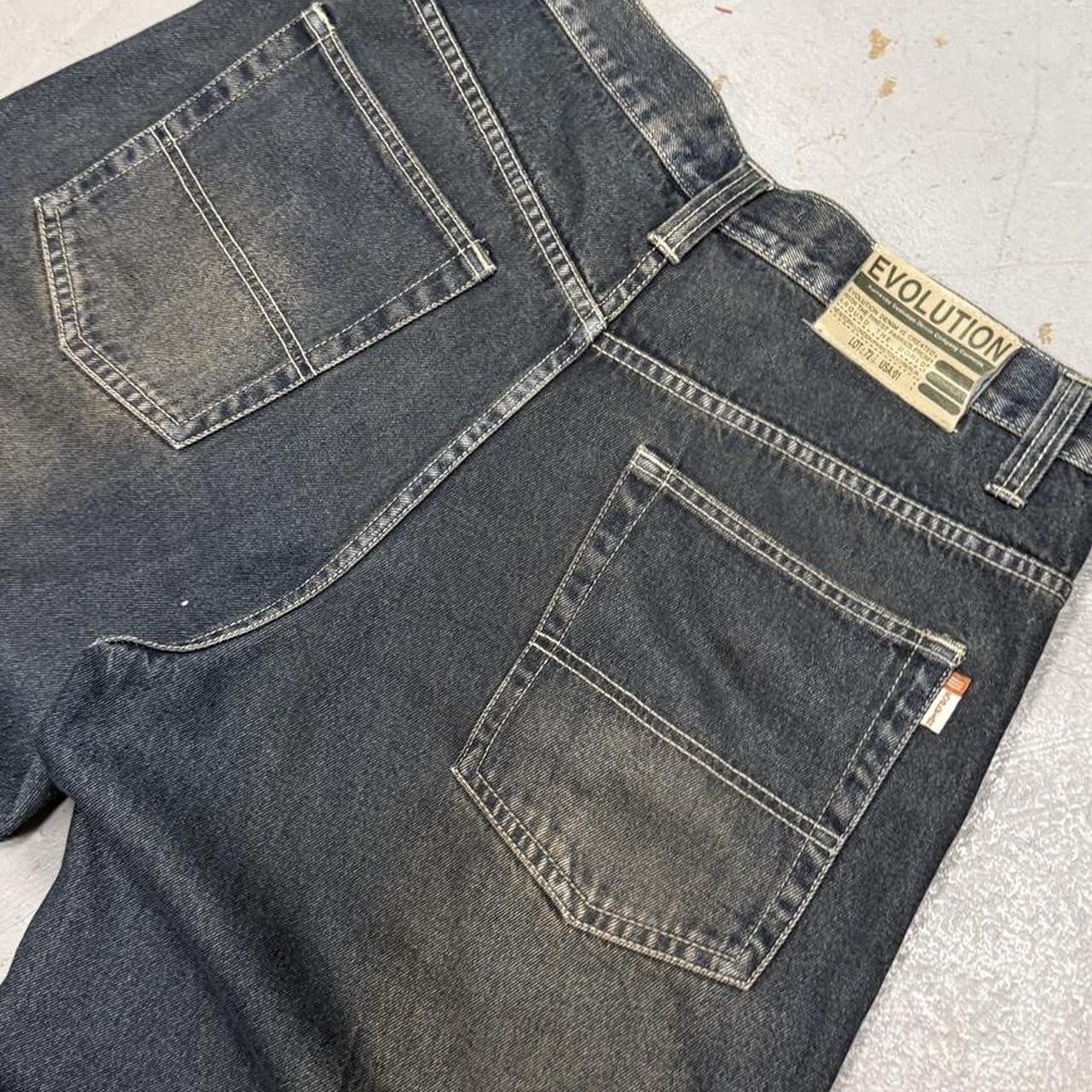 Southpole Evolution Gradient Baggy Wide Leg Denim Y2K Jeans 36 x 34 Size US 36 / EU 52 - 2 Thumbnail