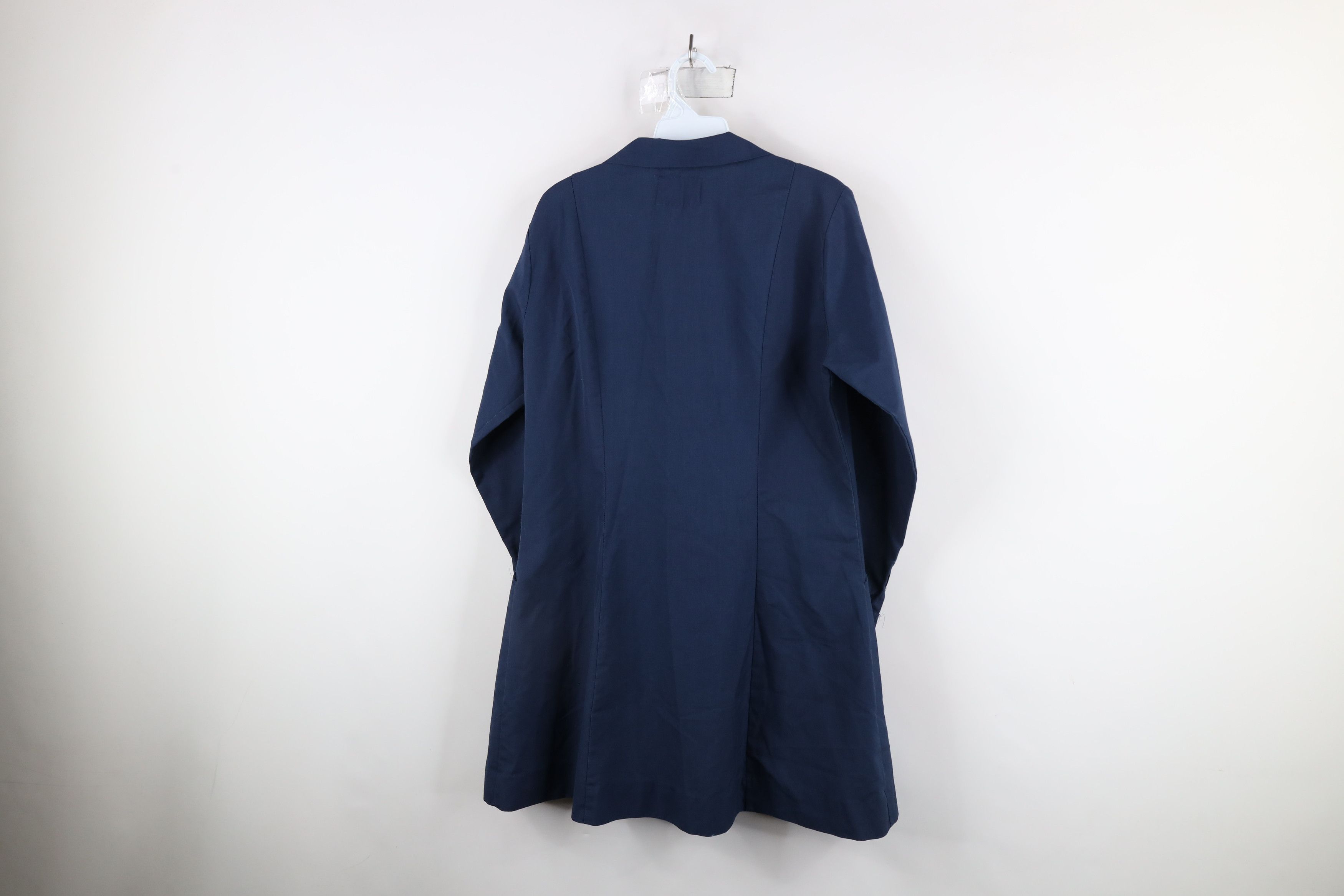 Vintage Vintage 50s 60s Uniform Long Sleeve Smock Jacket Blue USA Size M / US 6-8 / IT 42-44 - 8 Thumbnail