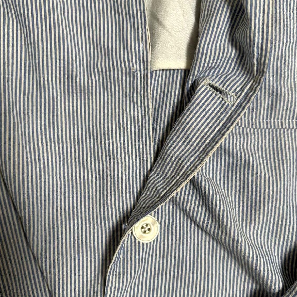 Ralph Lauren RRL Ralph Lauren Tailored Jacket Blue Striped Size M Casual Men's Pre-owned Size US M / EU 48-50 / 2 - 6 Thumbnail