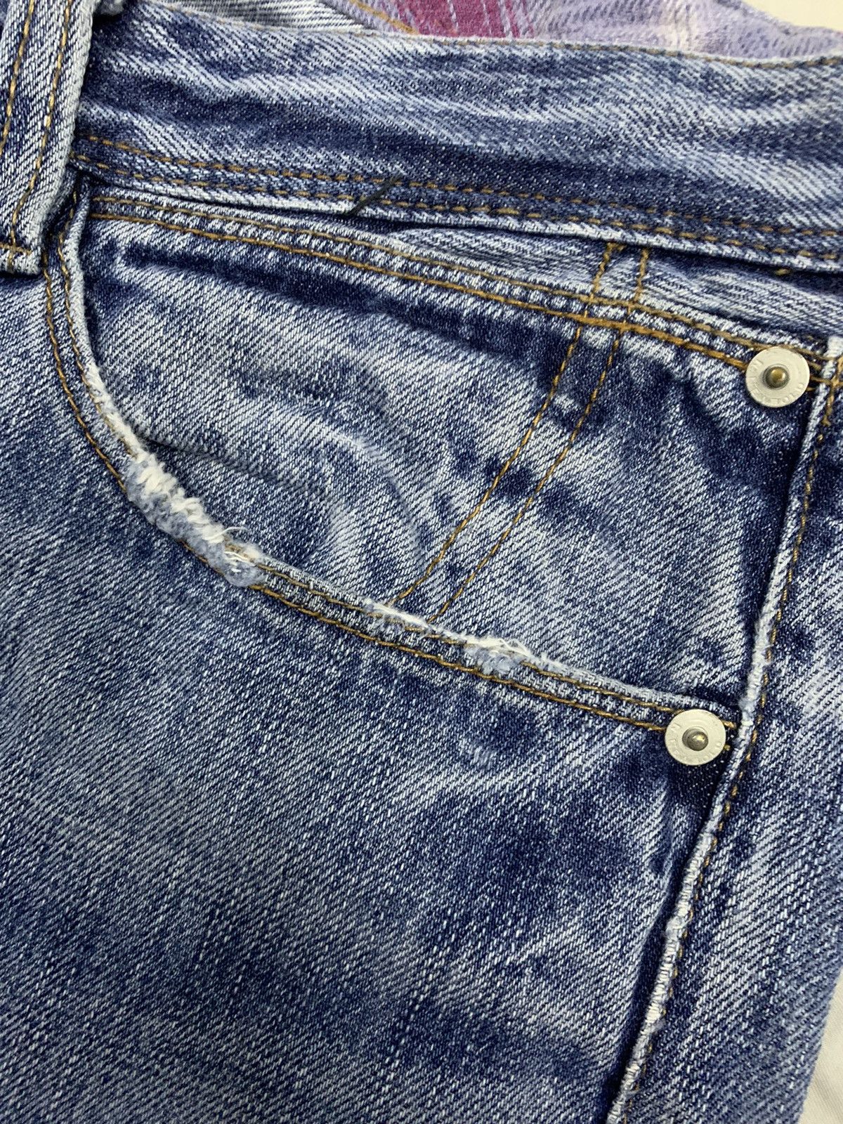 Paul Smith Vintage 90s R.Newbold Loose Fit Ripped Jeans by Paul Smith Size US 30 / EU 46 - 7 Thumbnail