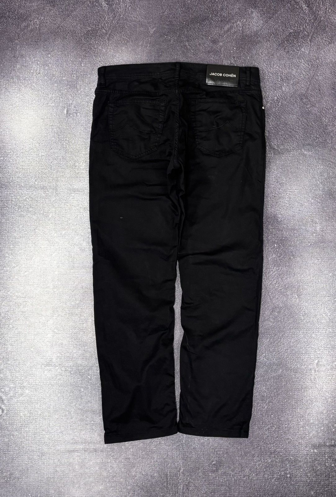 Jacob Cohen Jacob Cohen Men’s Black Cotton Blend Stretch Pants Jeans Size US 35 - 2 Thumbnail