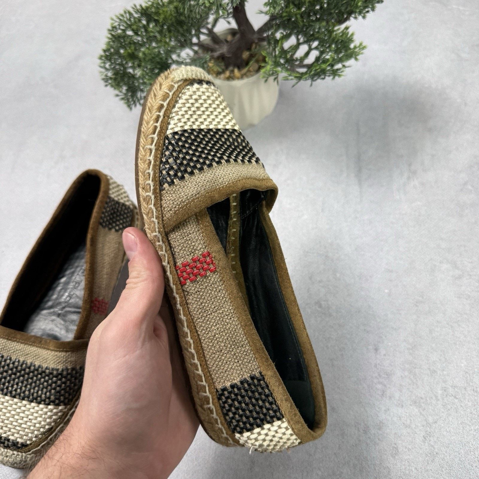 Burberry Burberry Espadrille Womens Check Size 35 US 5 Size US 5 / IT 35 - 20 Thumbnail