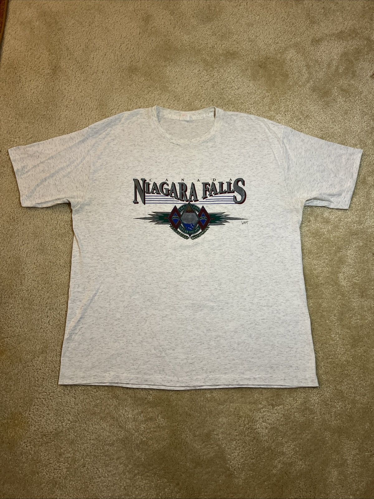 Vintage Canada Niagara Falls Vintage Single Stitch Graphic T Shirt Size US XXL / EU 58 / 5 - 1 Thumbnail