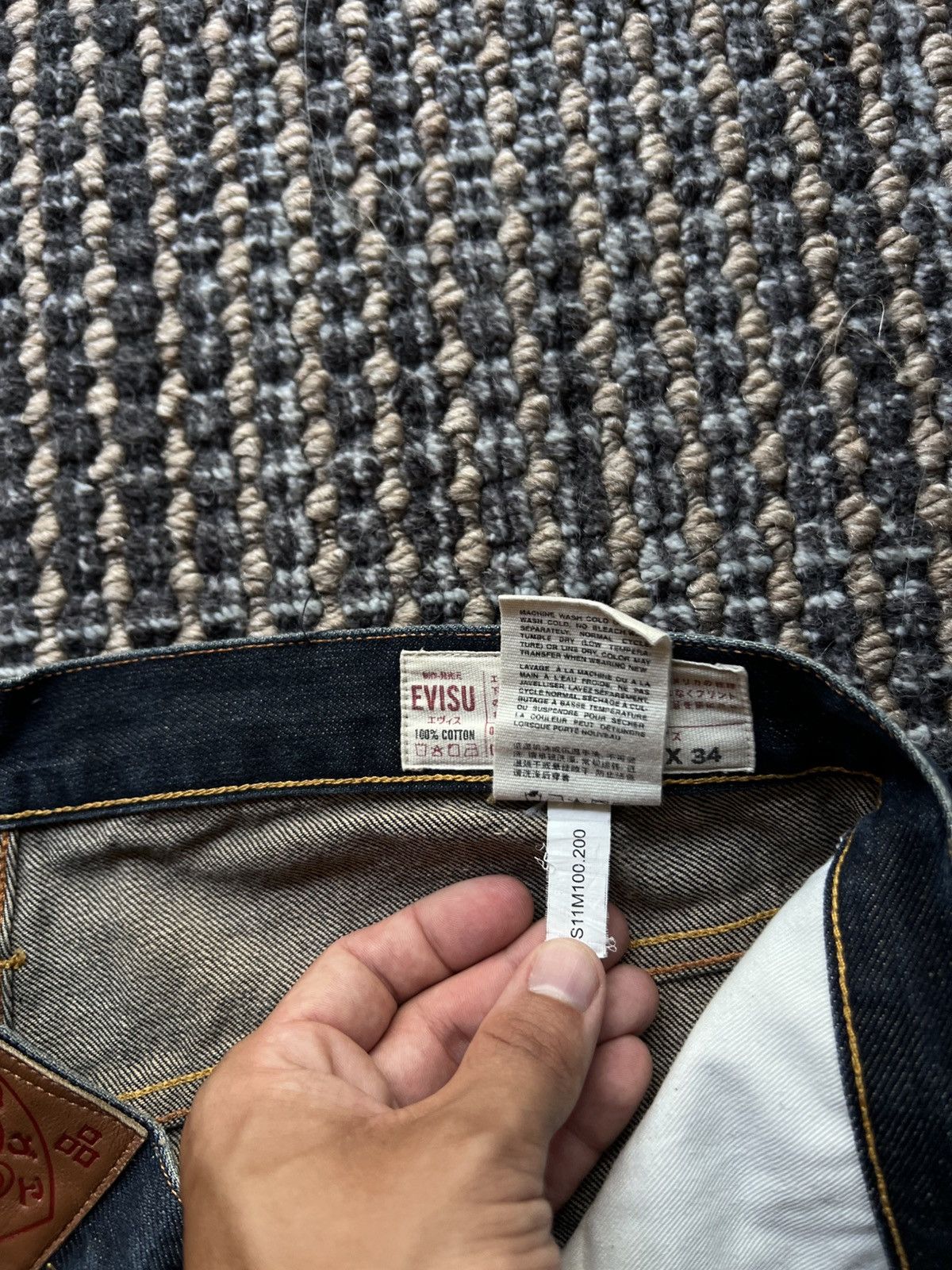 Evisu Evisu Patchwork Rare Selvedge Baggy Jeans Y2K Size US 32 / EU 48 - 11 Thumbnail