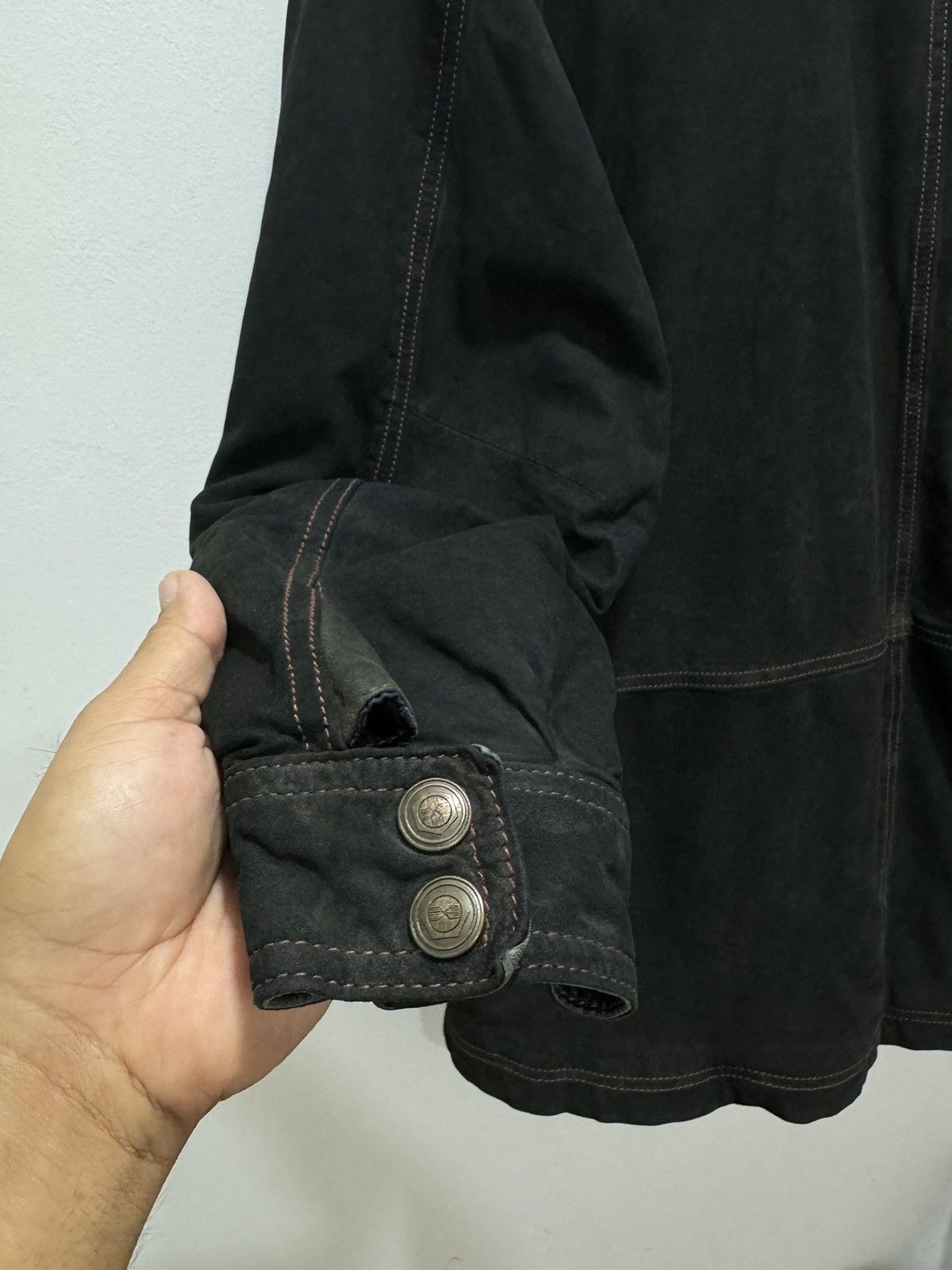 Japanese Brand × Vintage VINTAGE CONCERIA EGERIA SRL SUEDE LEATHER JACKET Size US L / EU 52-54 / 3 - 10 Thumbnail
