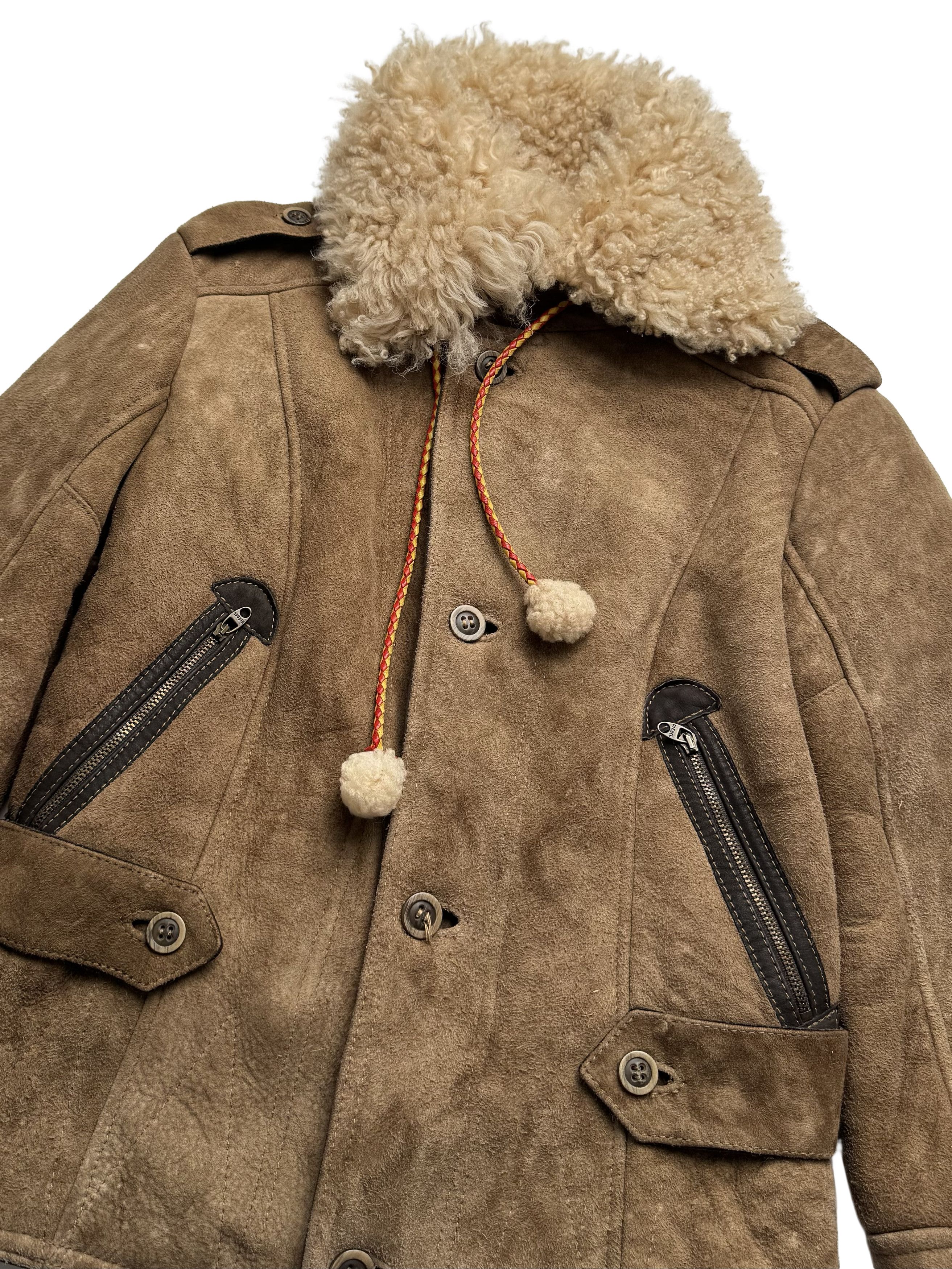 Diesel Diesel Vintage Real Shearling Cropped Jacket Size S / US 4 / IT 40 - 8 Thumbnail