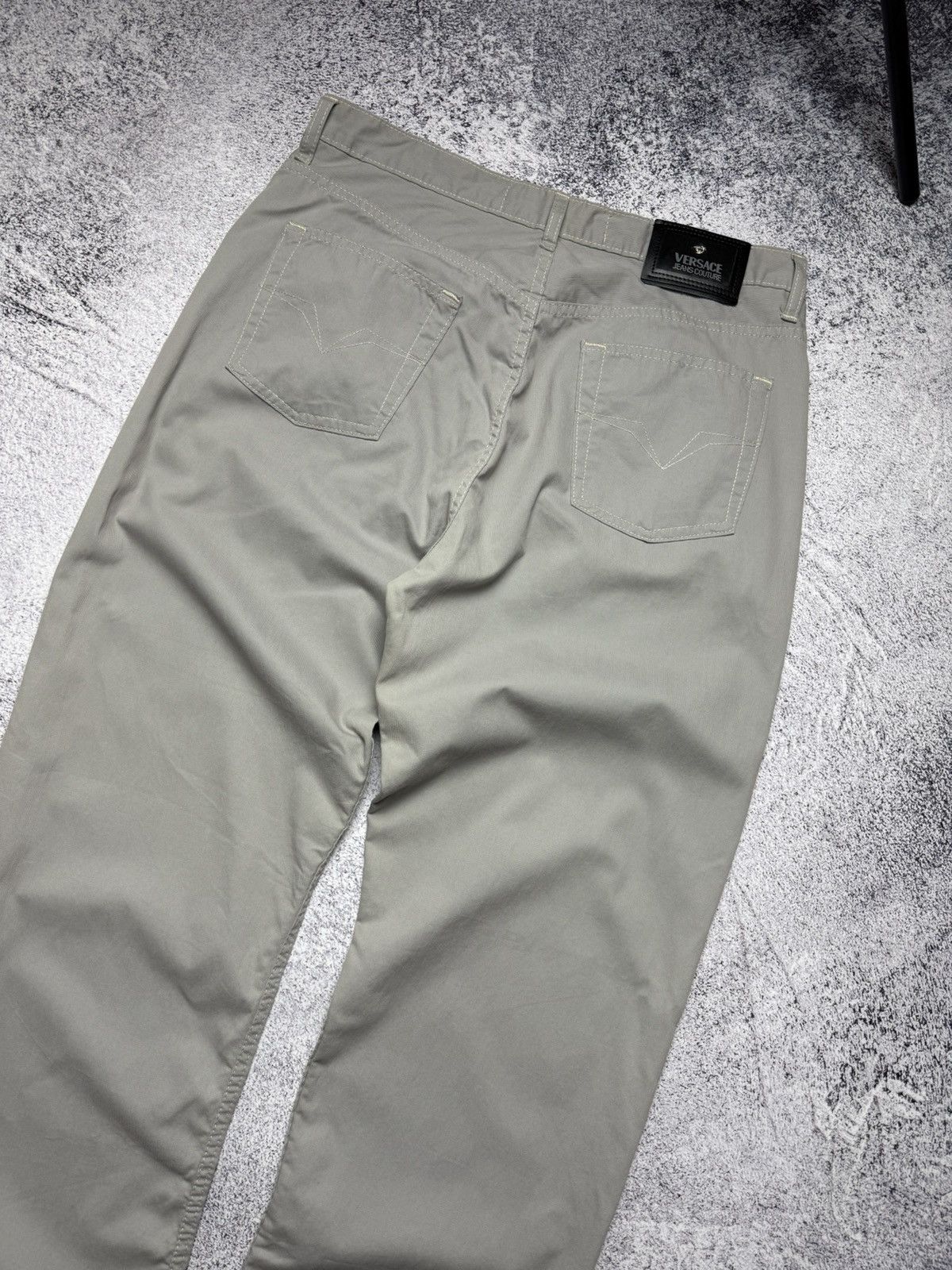 Versace Vintage 90s Versace Pants Rare Luxury Designer Chino Style Size US 34 / EU 50 - 2 Thumbnail