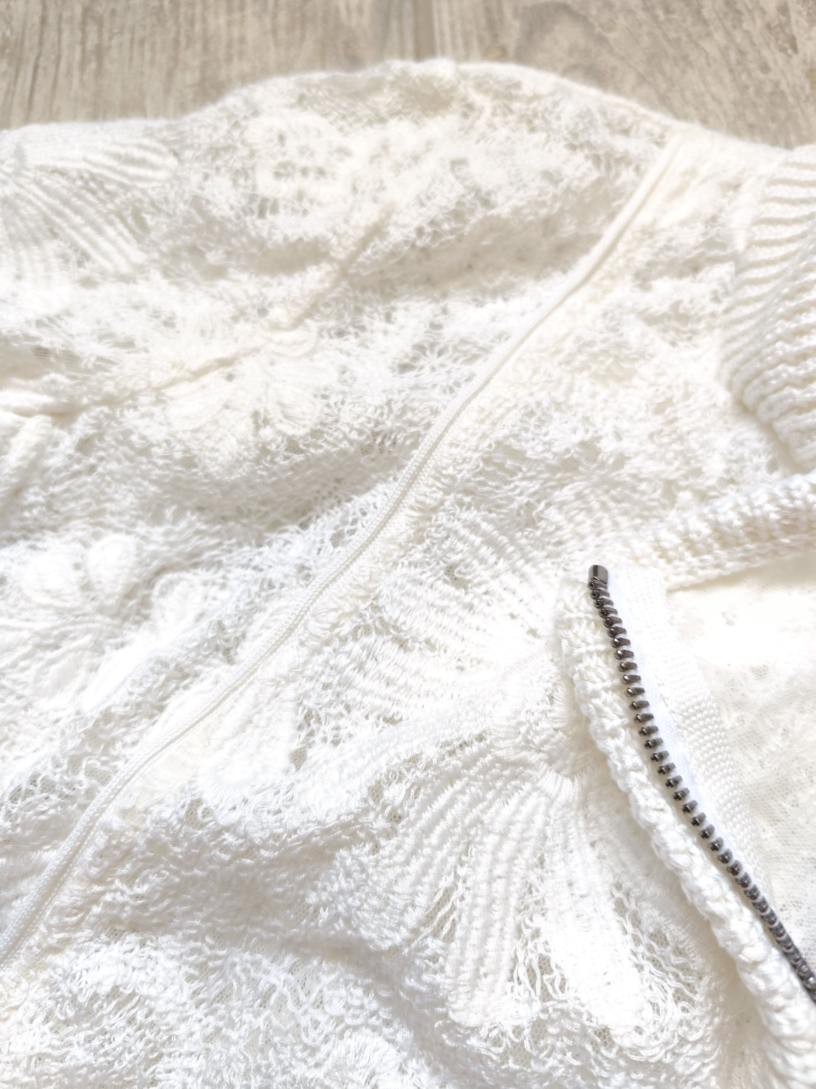 Ermanno Scervino Beautiful white lace jacket by Ermanno Scervino Size S / US 4 / IT 40 - 12 Thumbnail