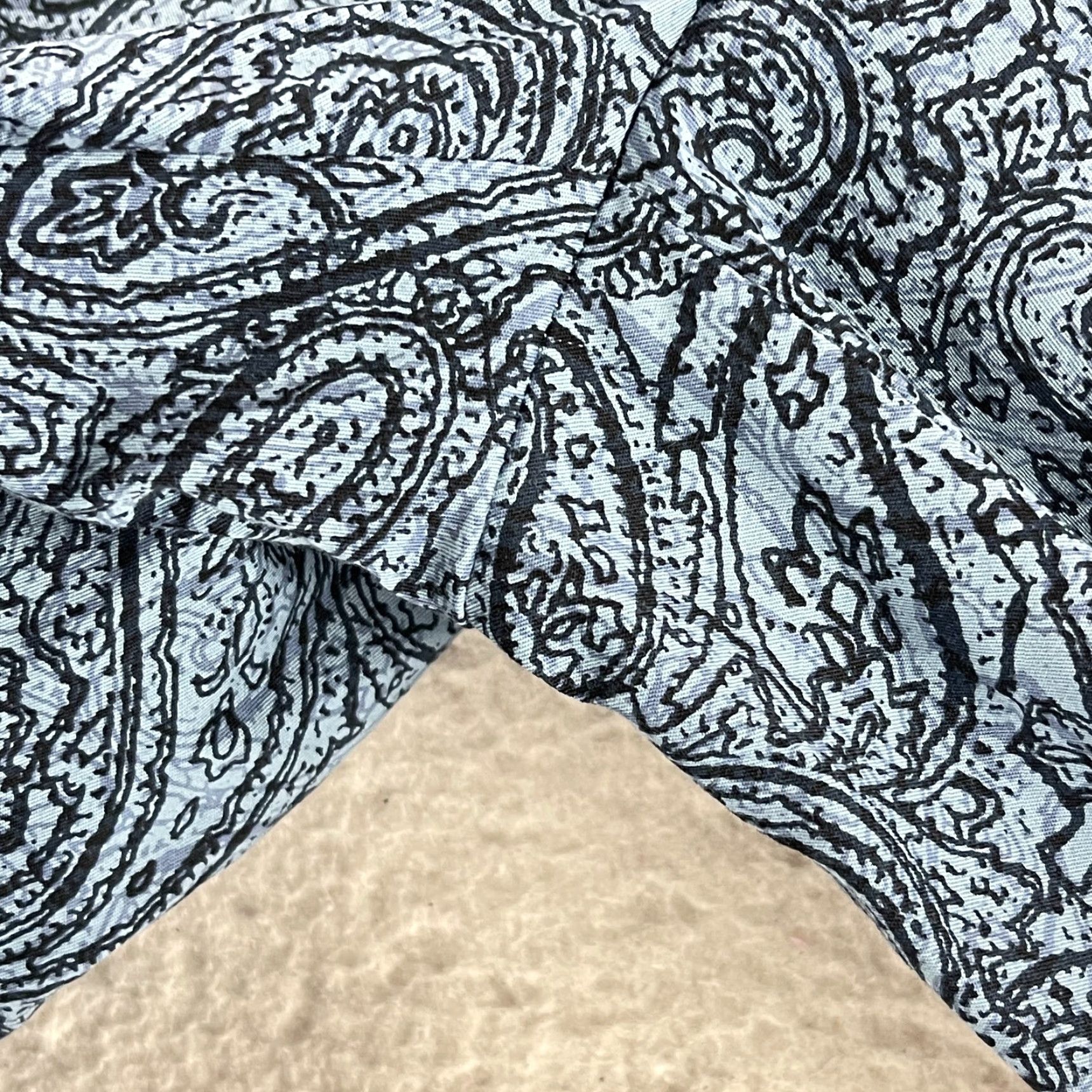 J. Jill J. Jill Blue Paisley Ankle Length Pants Womens Mid-Rise Flat Front Size 6 Size 28" / US 6 / IT 42 - 6 Thumbnail