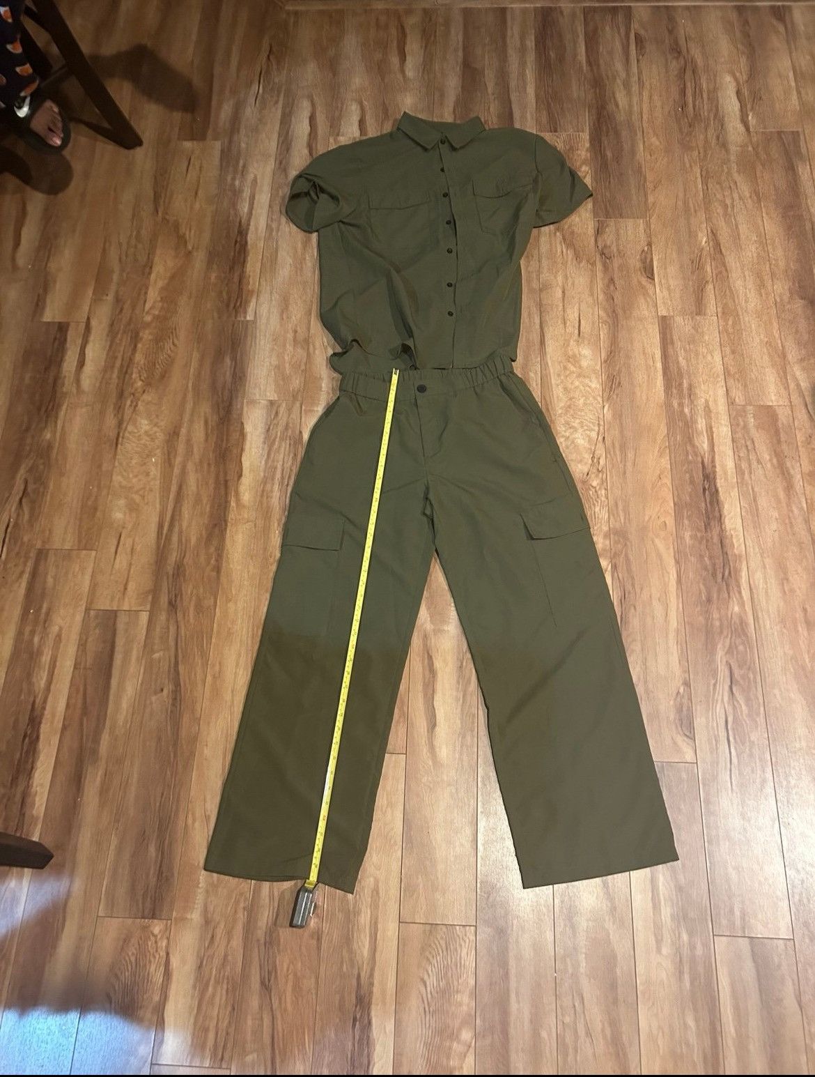 Shein Olive Cargo Work fit Size US M / EU 48-50 / 2 - 1 Thumbnail