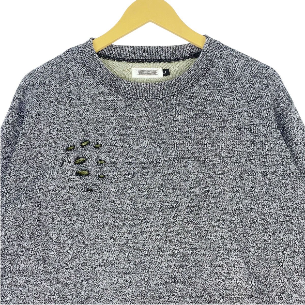 Designer × Vintage Sindee Distressed Ripped Sweatshirt Crewneck Pullover Jumper Size US L / EU 52-54 / 3 - 2 Thumbnail