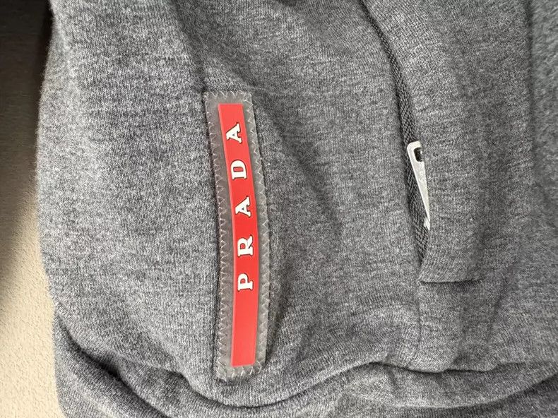 Prada Prada Gray sweatshirt jacket Size US M / EU 48-50 / 2 - 4 Thumbnail