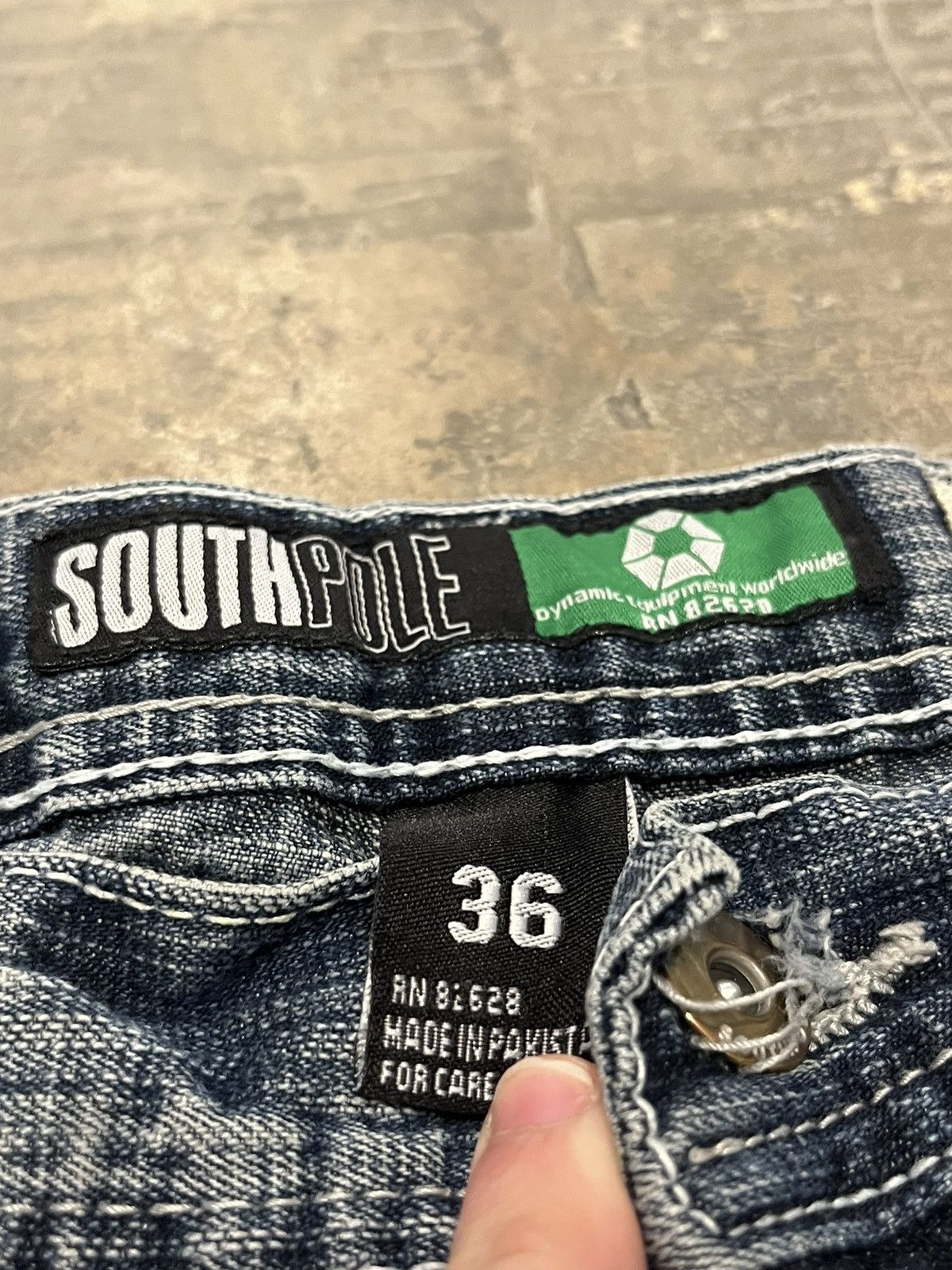 Southpole × Vintage Southpole y2k baggy fit denim skater rare hype drill Size US 32 / EU 48 - 10 Thumbnail