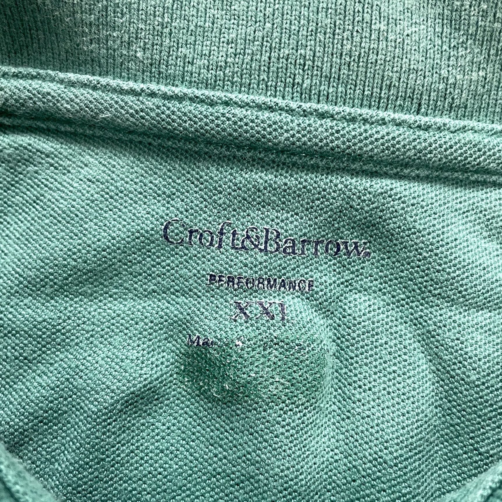Croft & Barrow Croft & Barrow Polo Shirt Mens 2XL Green Short Sleeve Collared Cotton Golf Tennis Classic Sports Shirt Mens 2XL Green Size US XXL / EU 58 / 5 - 4 Thumbnail