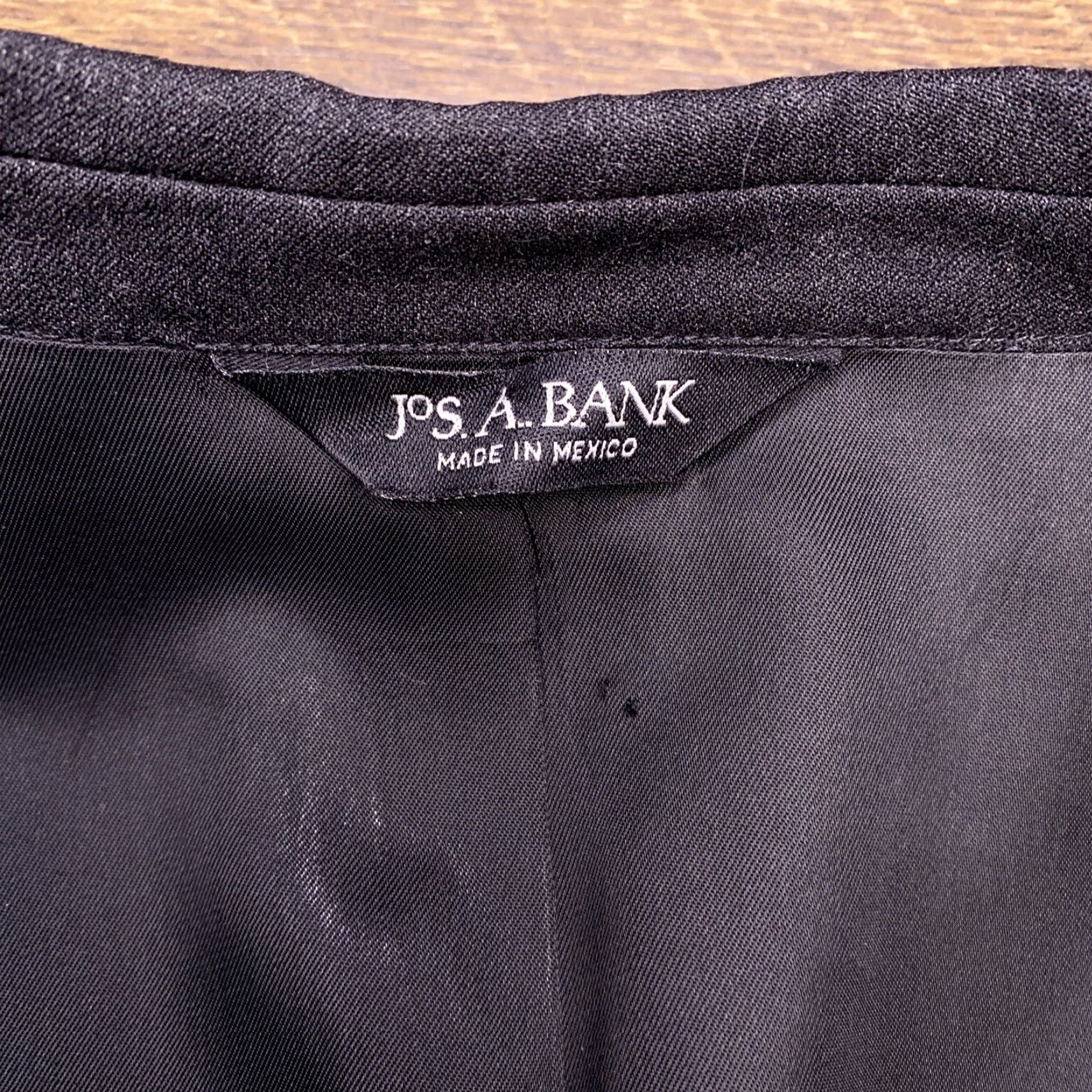 Jos. A. Bank Jos. A. Bank 2 Piece Suit Gray Wool 40 Long Regular Men's Cuffed Pants 34x30 Formal Wedding Vintage No Size 40R - 6 Thumbnail