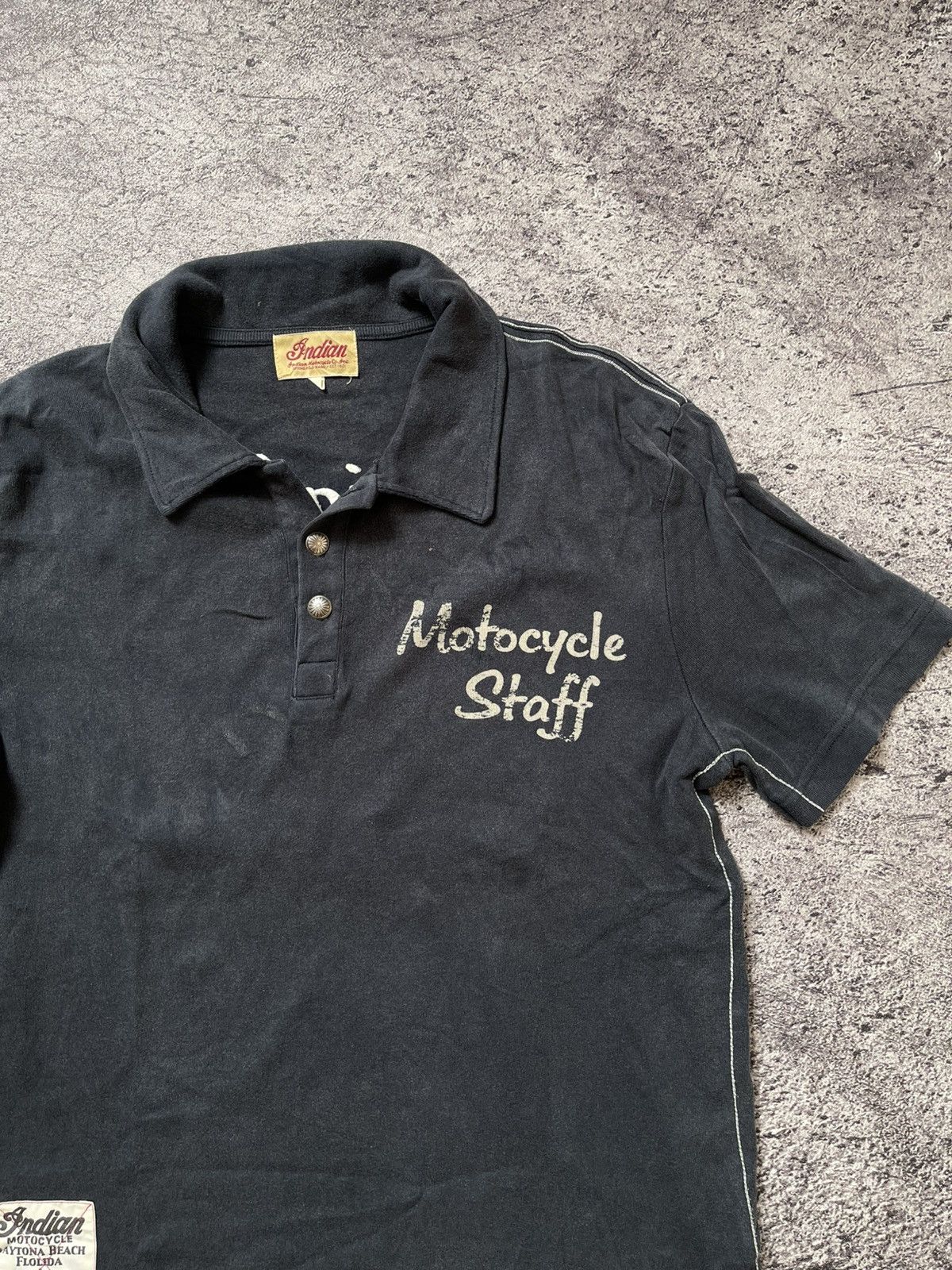 Japanese Brand Y2K Indian Motorcyle ifsixwasnine polo tshirt Size US L / EU 52-54 / 3 - 5 Thumbnail