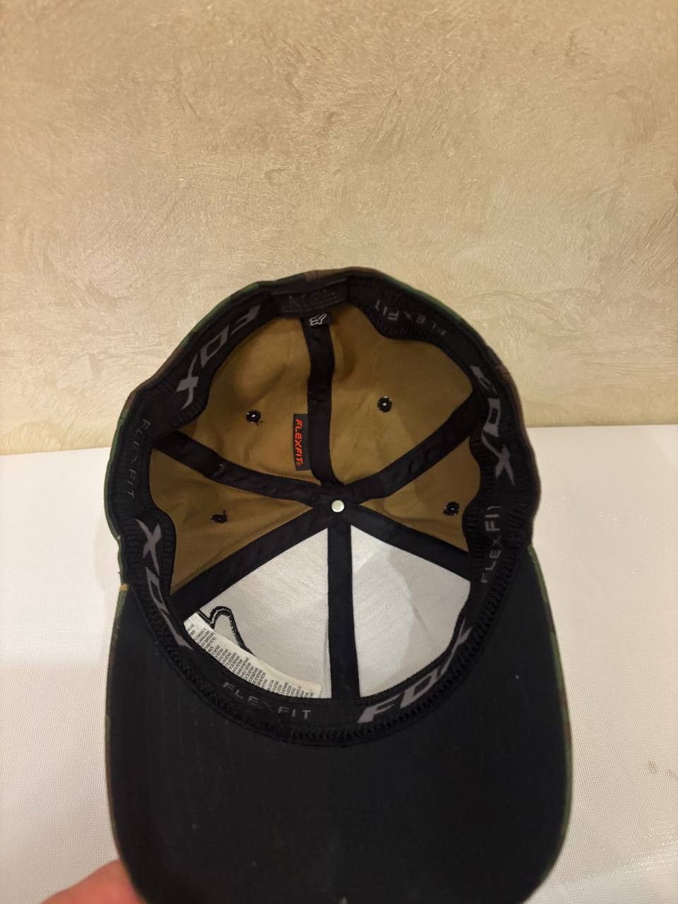 Vintage Fox Motocycle Gear Camo Hat Fitted Size L/XL Flex Fit Size 40 - 8 Thumbnail