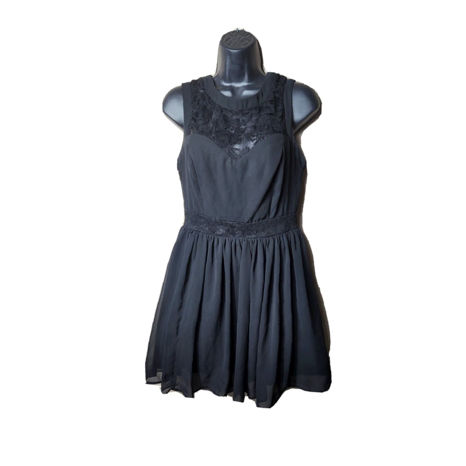 Vintage VINTAGE Deb Sleeveless Lace Mini Dress-Size 9/10 Size M / US 6-8 / IT 42-44 - 2 Thumbnail
