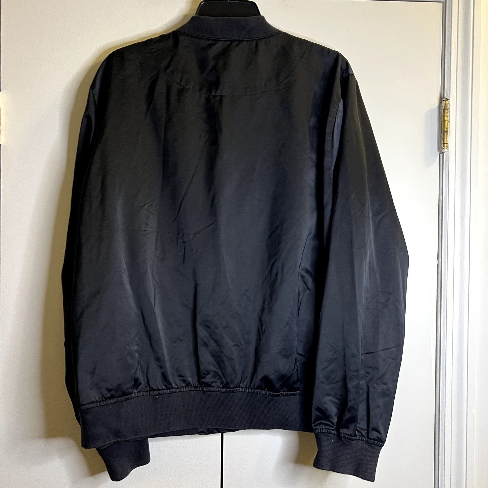 Bonobos Bonobos Mens Full Zip Bomber Jacket Standard Fit Black L Size US L / EU 52-54 / 3 - 7 Thumbnail