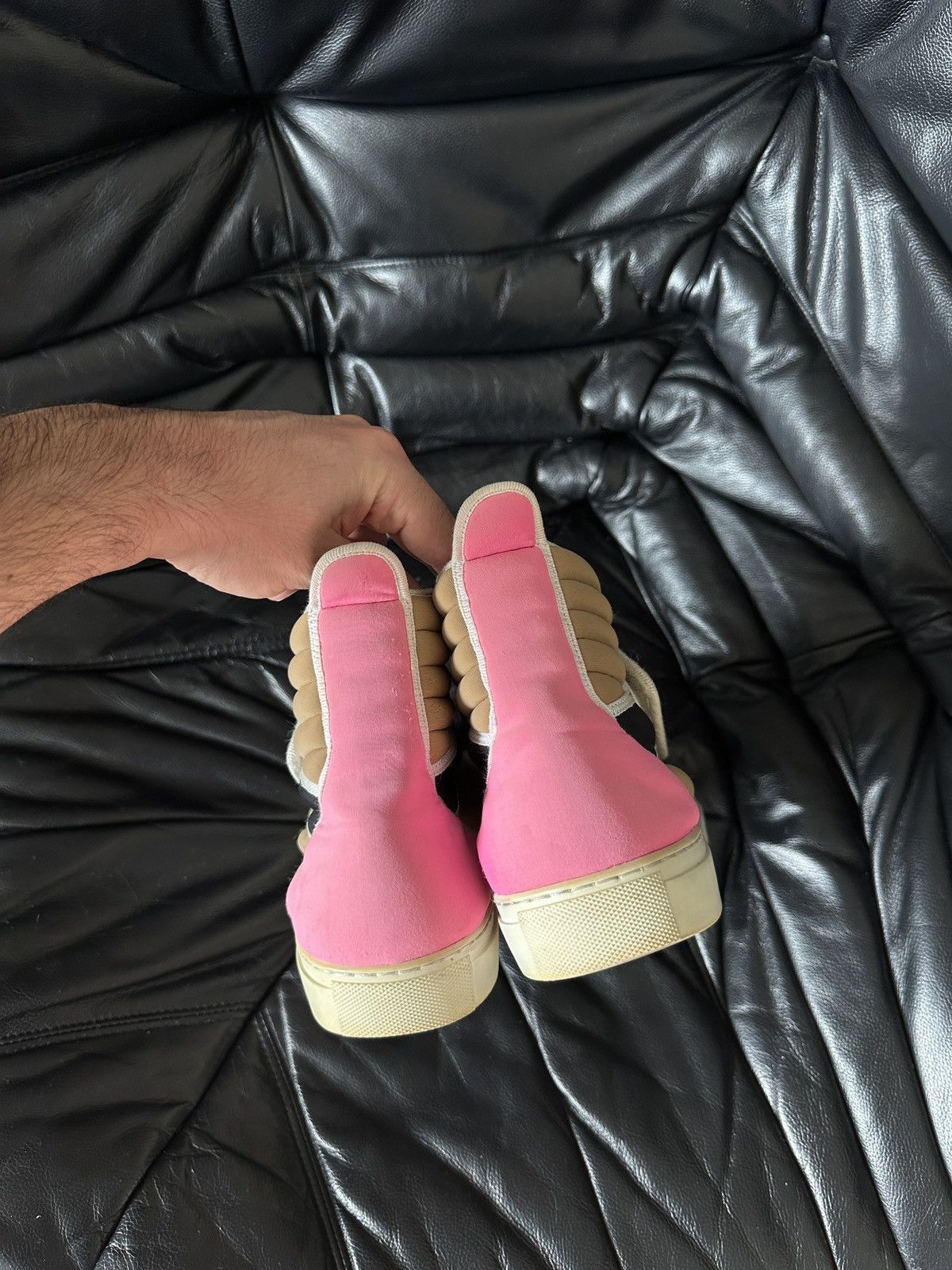 Raf Simons Rare 2009 Neoprene High Top Velcro Sneakers Size US 10 / EU 43 - 10 Thumbnail