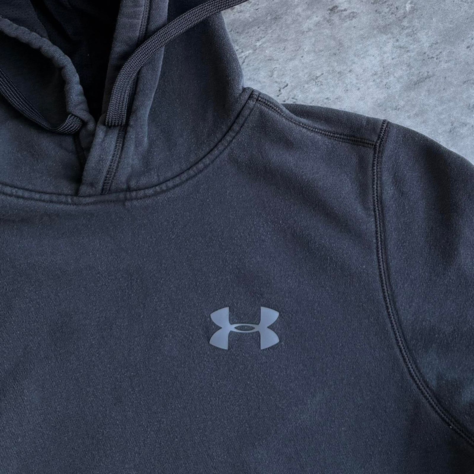 Under Armour × Vintage Vintage Y2K Under Armour Faded Black Baggy Opium Hoodie Size US M / EU 48-50 / 2 - 3 Thumbnail