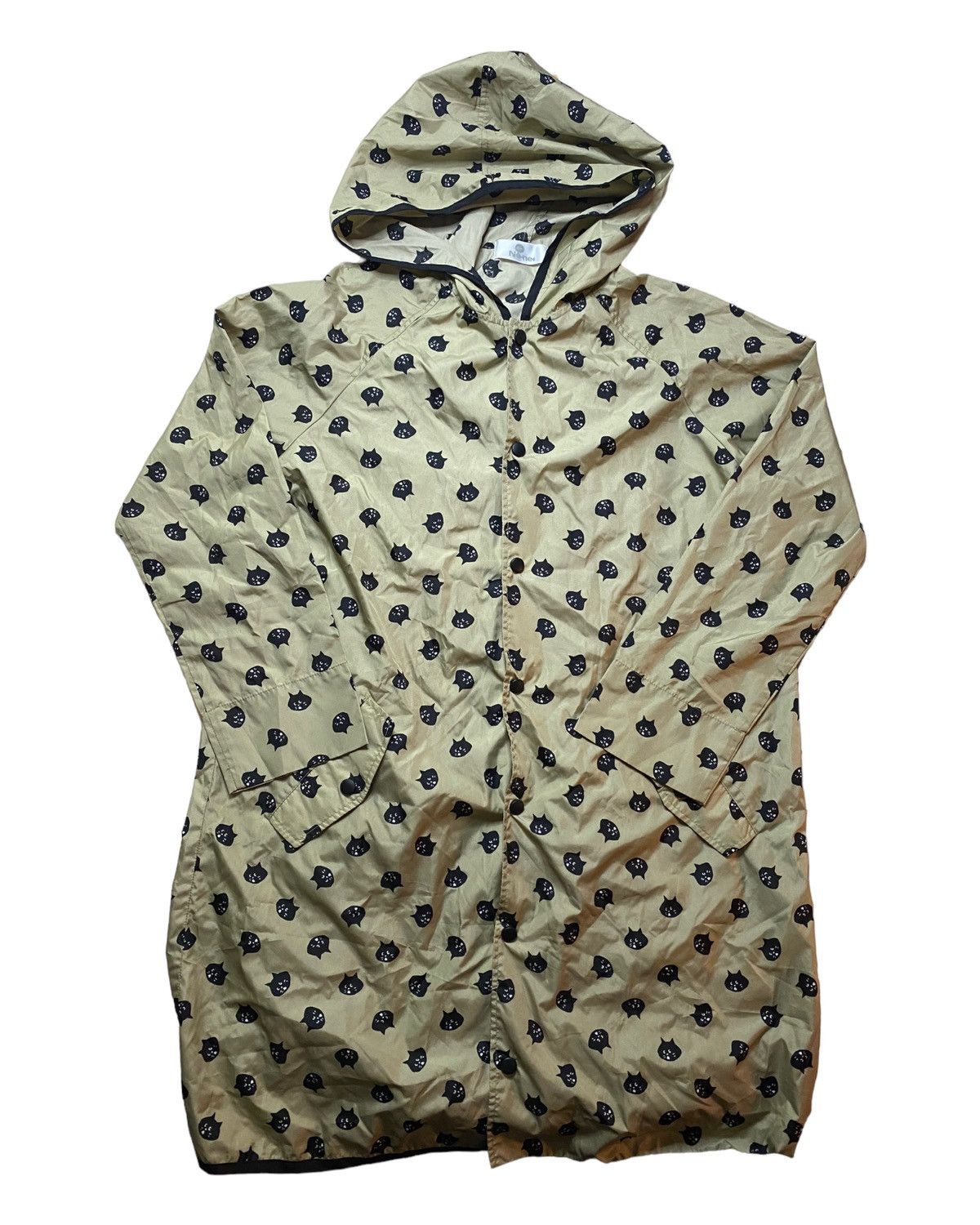 Issey Miyake × Ne-Net Ne-Net Cat Print Rain Coat Windbreaker Size US M / EU 48-50 / 2 - 1 Thumbnail