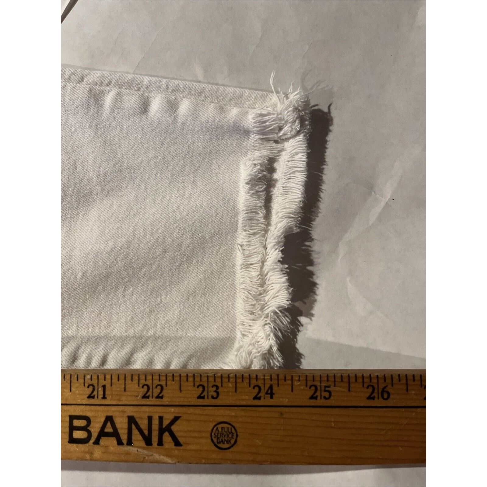 Levi's Levi’s 724 Jeans Womens 31 32x24 High Straight Raw Hem White Size 31" - 7 Thumbnail