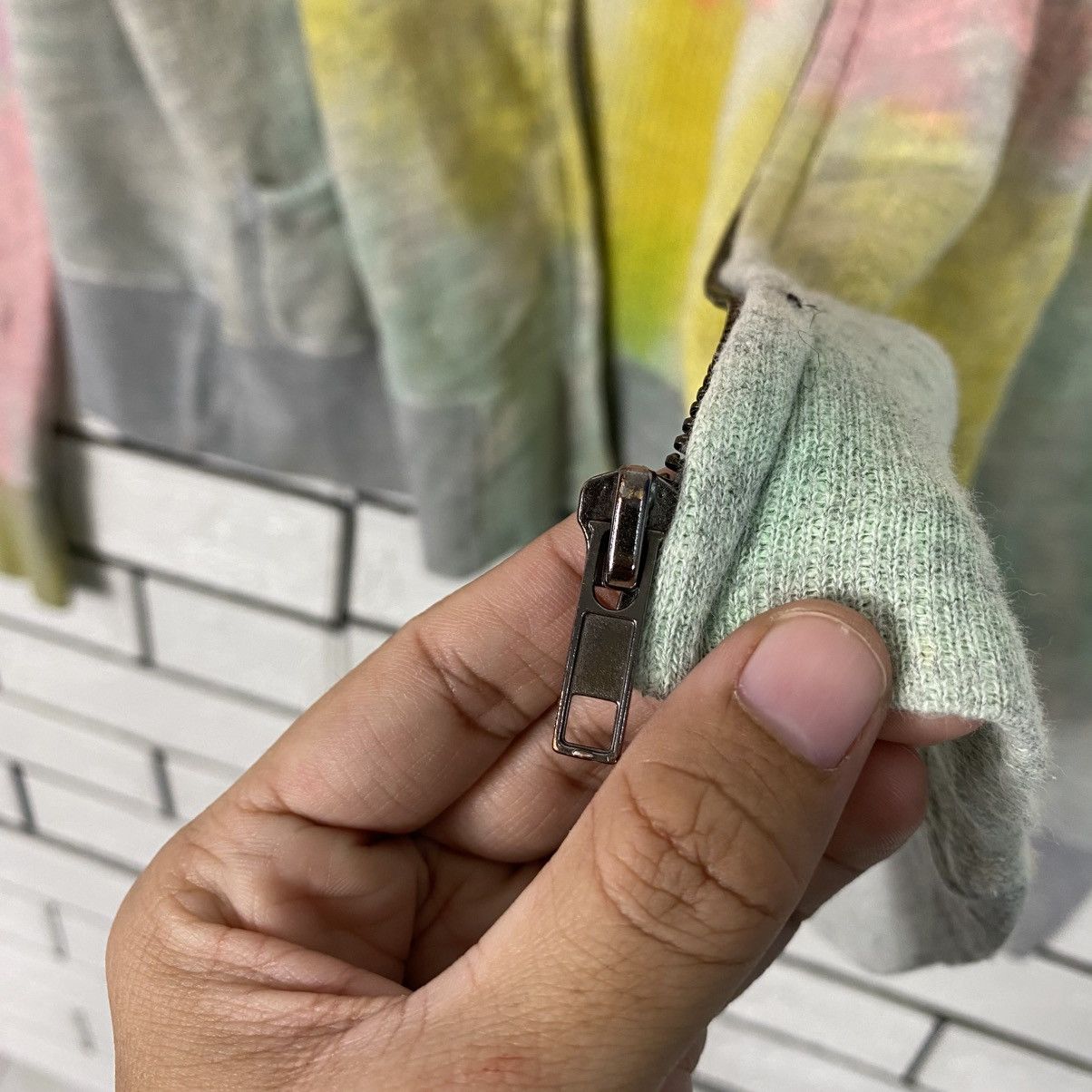 Japanese Brand Multi Color Trashed Acid Wash Style Coney Issey Miyake Size US M / EU 48-50 / 2 - 18 Thumbnail